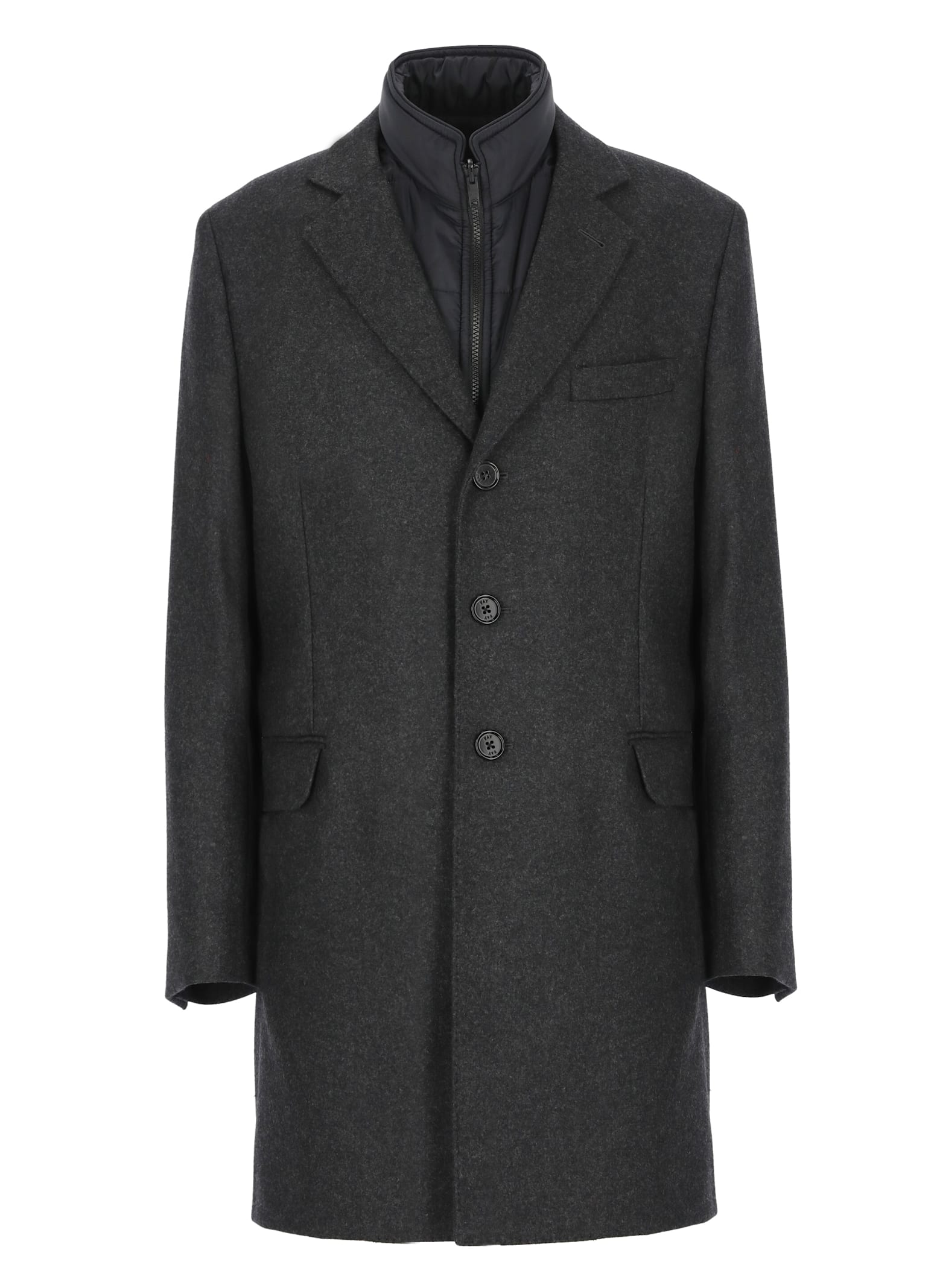Double Coat In Wool And Cashmere