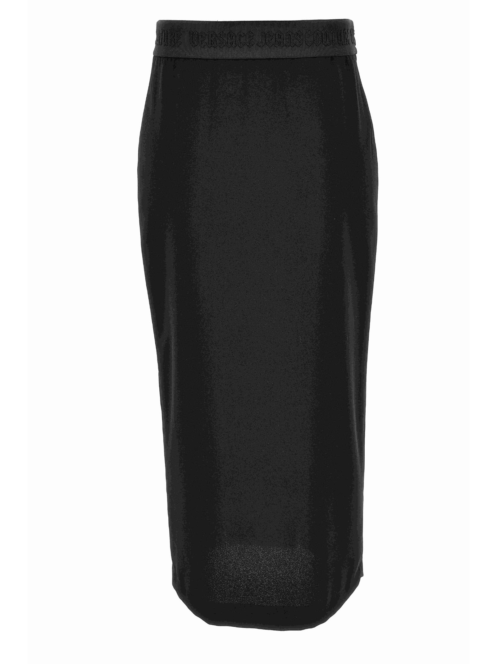 Shop Versace Jeans Couture Skirt In Black