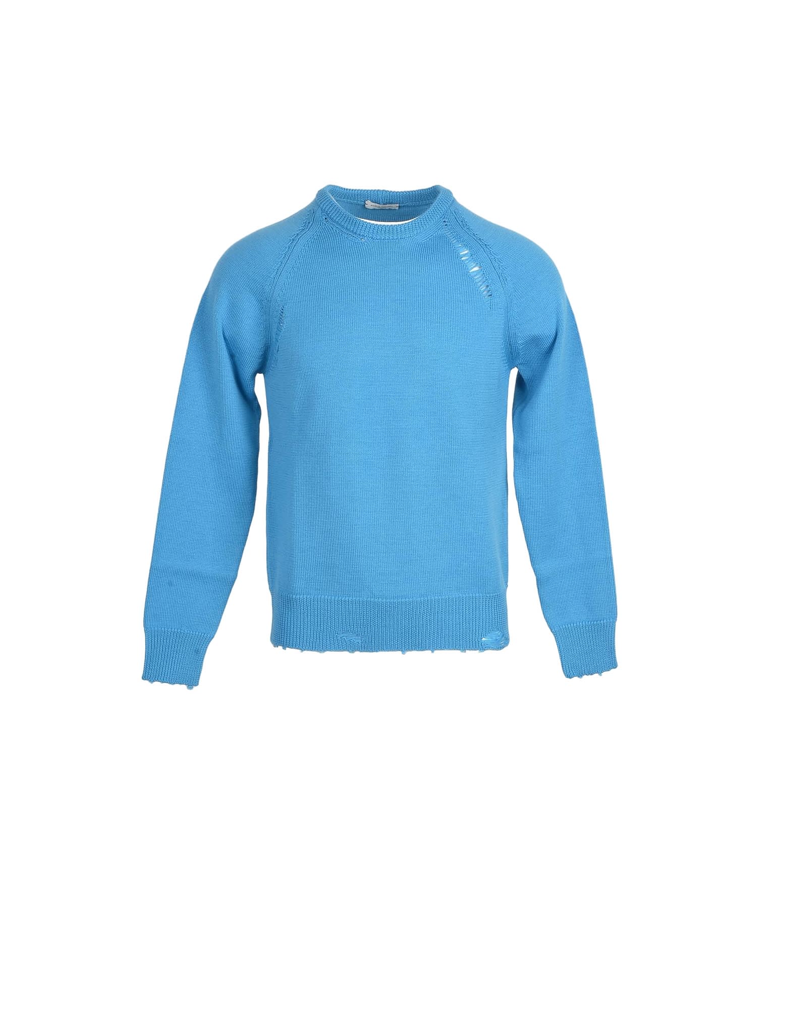 Paolo Pecora Mens Light Blue Sweater