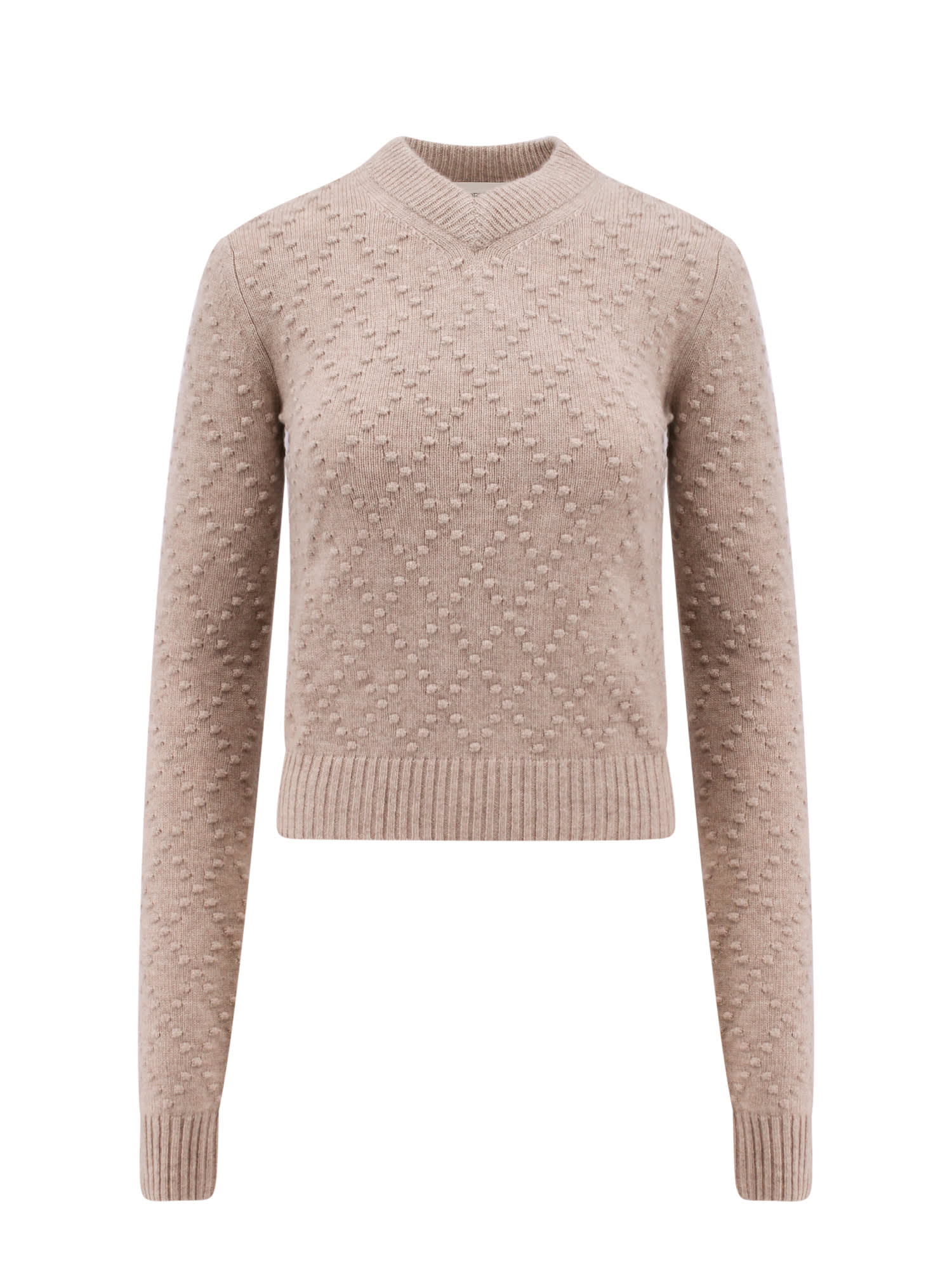 Shop Sportmax Salve Sweater In Beige