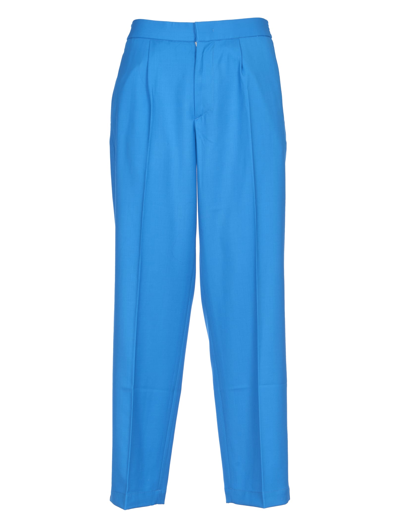 Buy AND GIRL Blue Solid Polyester Regular Fit Girls Pant | Shoppers Stop