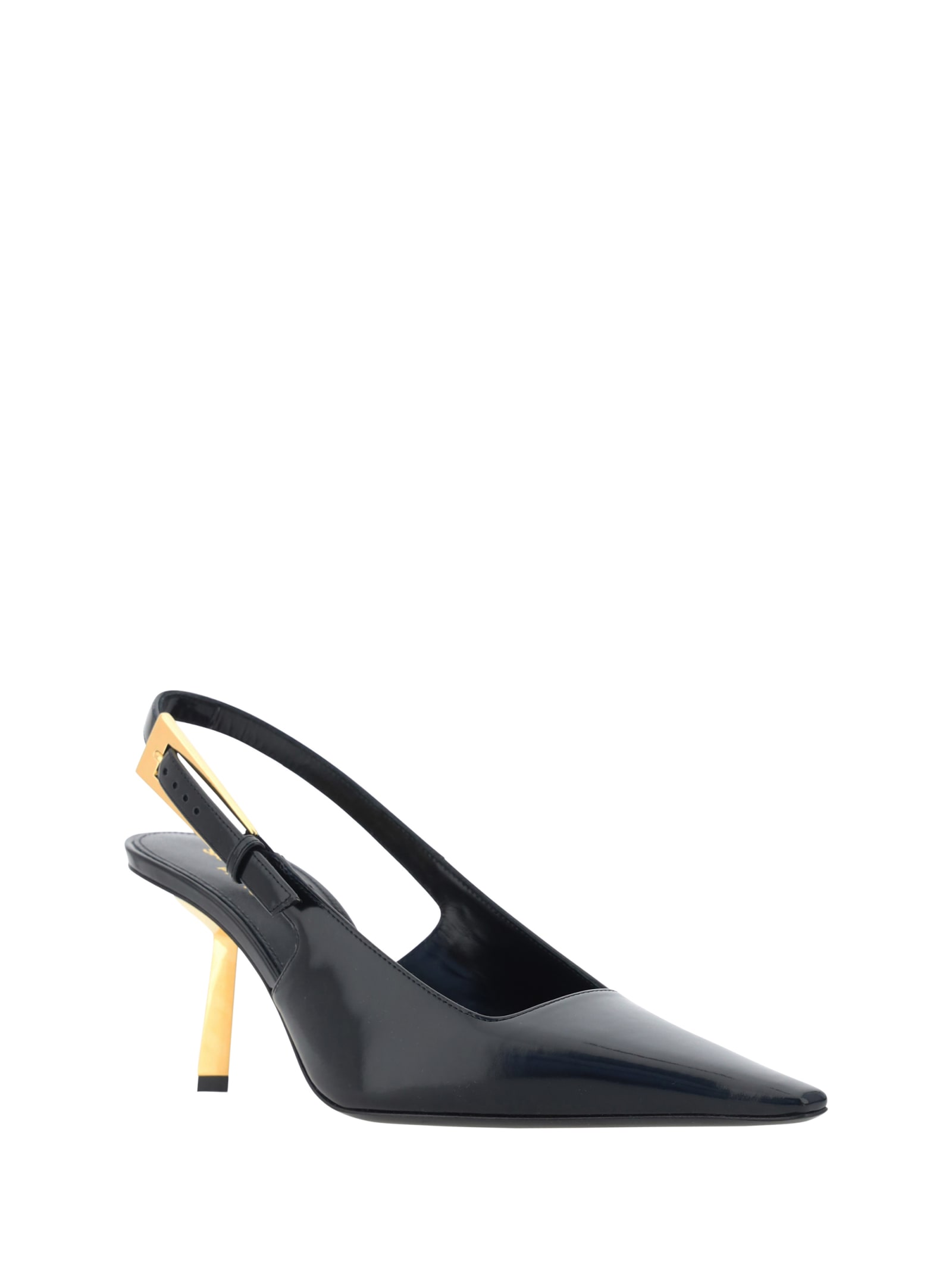 Shop Saint Laurent Vit Marilyn Pumps In Black