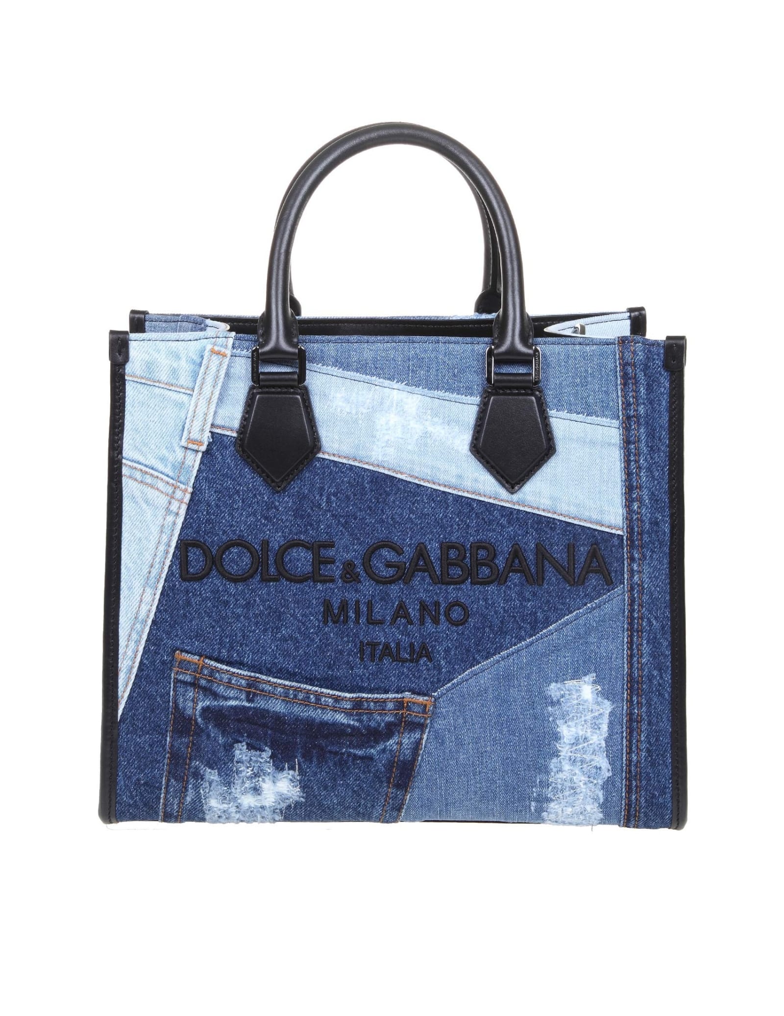 Dolce & Gabbana Handbag Denim Patch