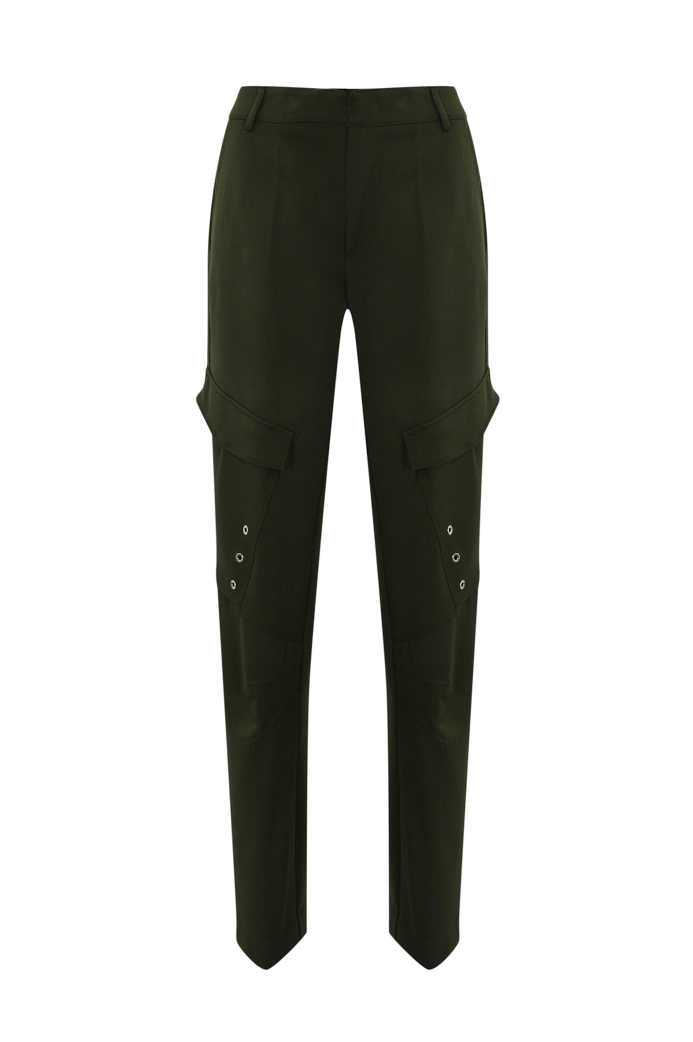 camila Cargo Trousers In Gabardine