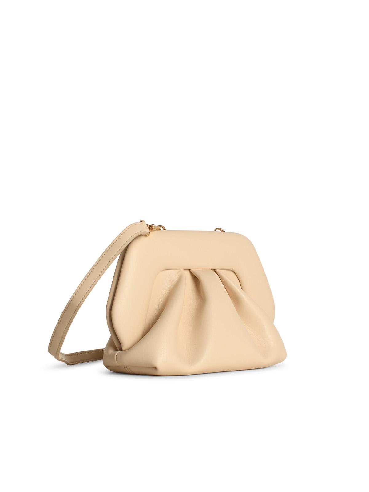 Themoirè Gea Cream Vegan Leather Bag In Ivory