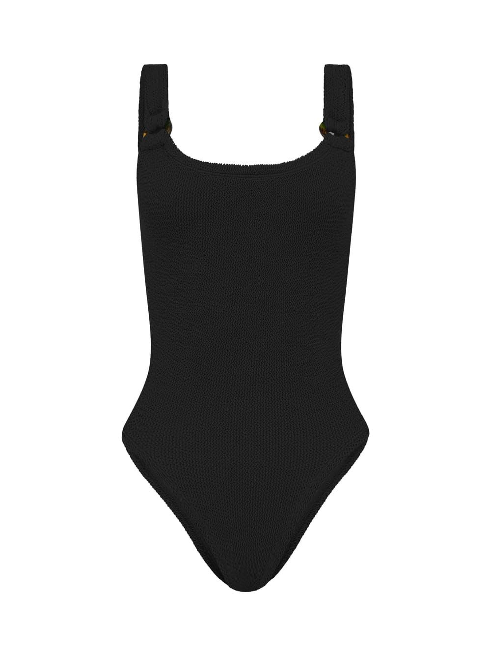 Shop Hunza G Dominoswim In Black