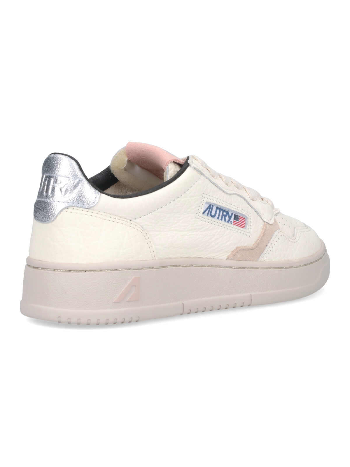 Shop Autry Medalist Low-top Sneakers In Crema