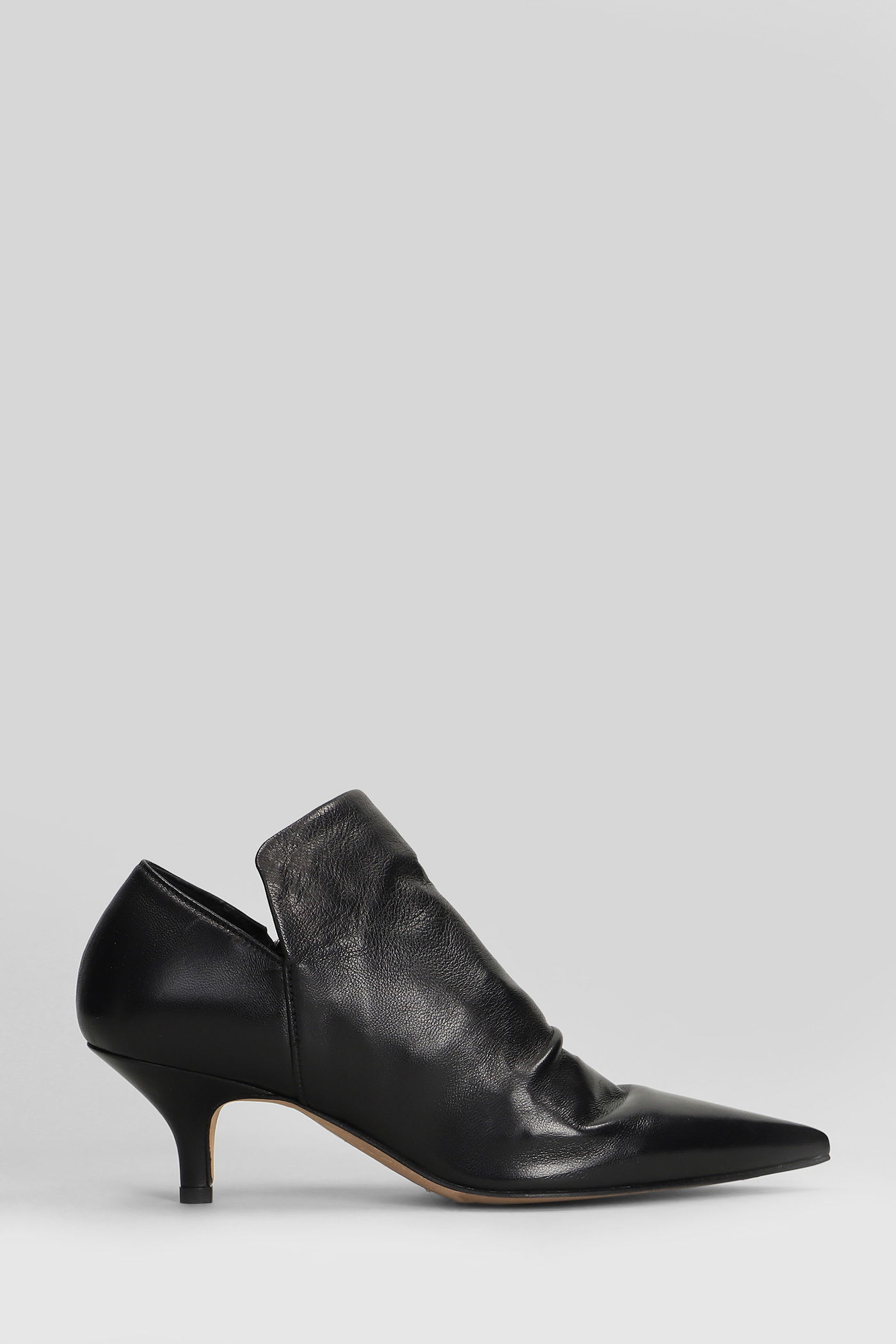 The Seller Pointed-toe Zipped Ankle Boots In Black