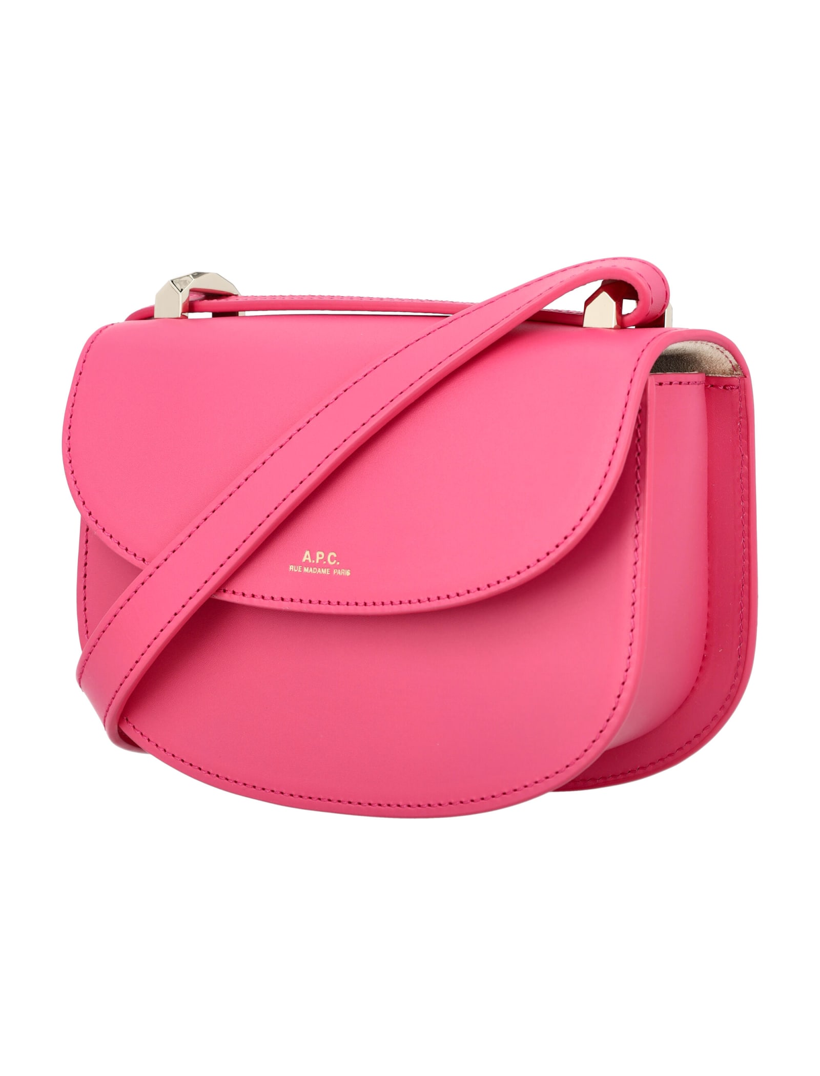 Shop Apc Geneve Mini Bag In Fucsia Rose