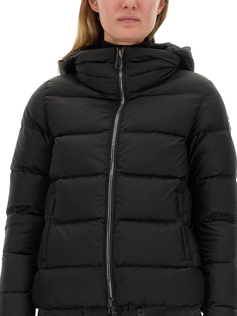 Shop Colmar Down Jacket With Logo In Black