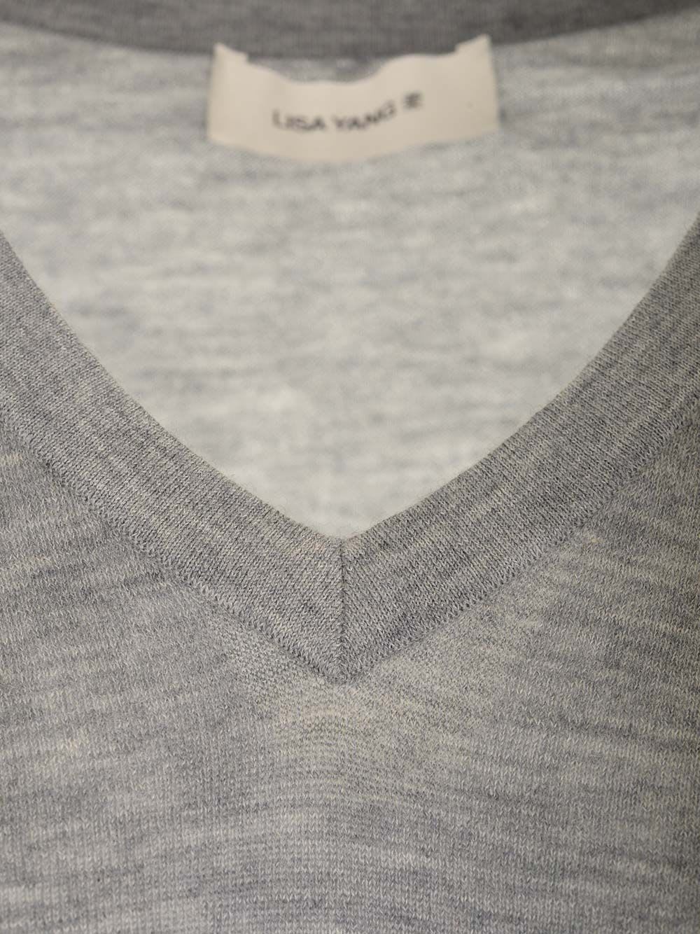 Lisa Yang Jane Sweater In Grey