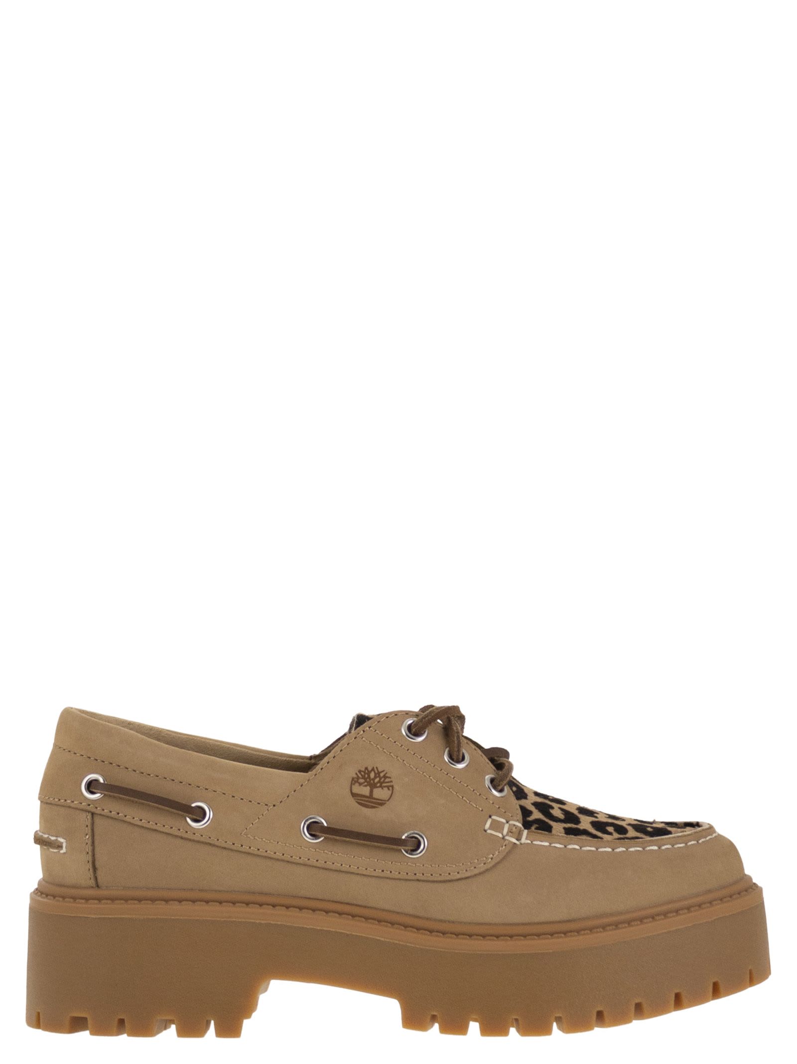Timberland Stone Street - Boat Shoe With Platform In Brown