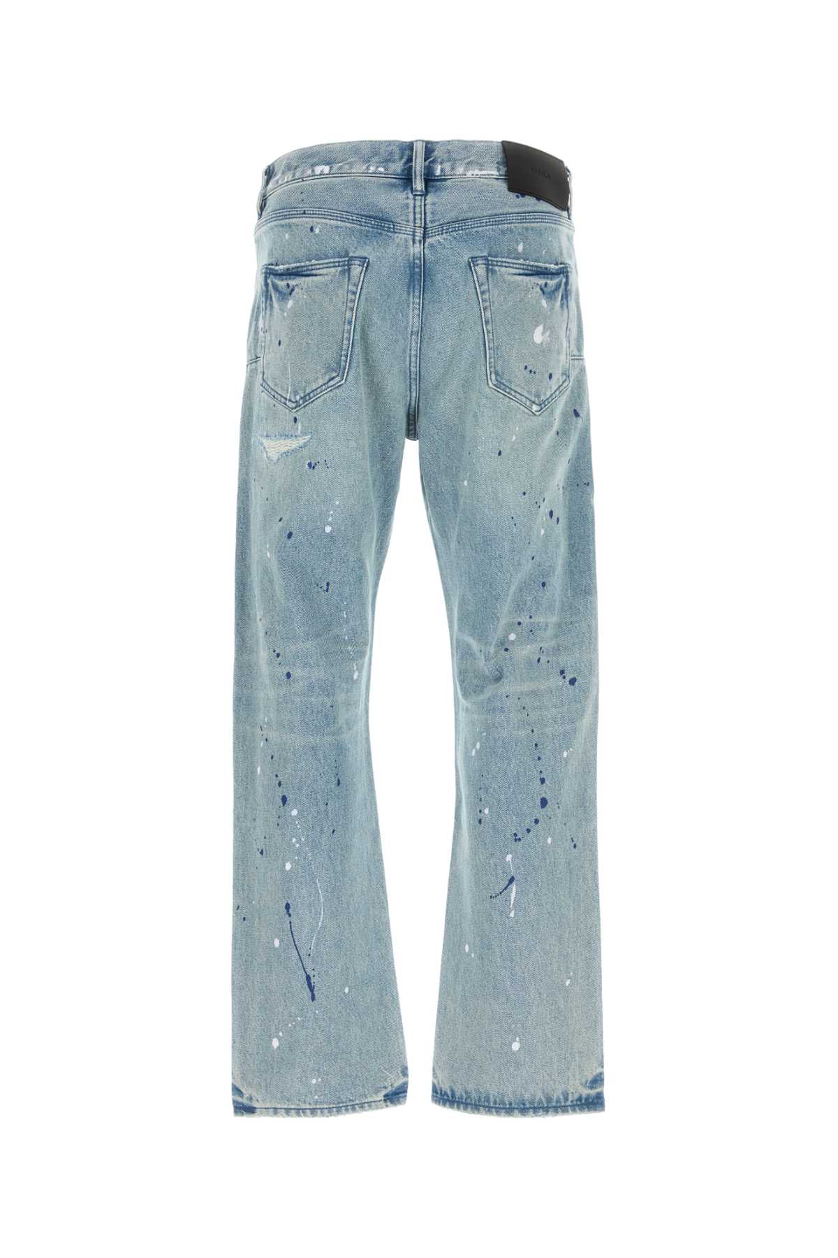 Purple Brand Patch Repairs Foil Jeans