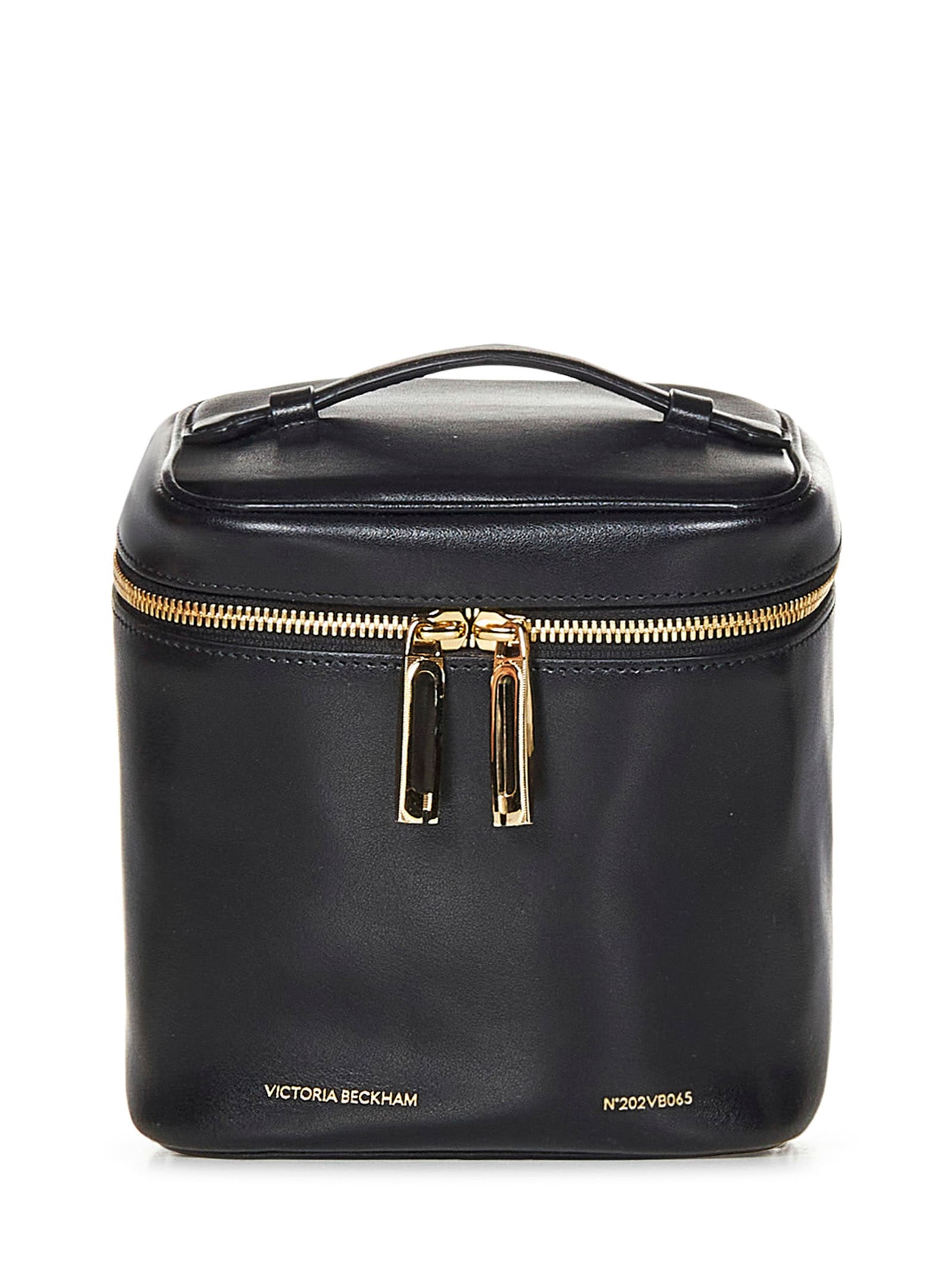 Shop Victoria Beckham Vanity Cube Shoulder Bag In Black