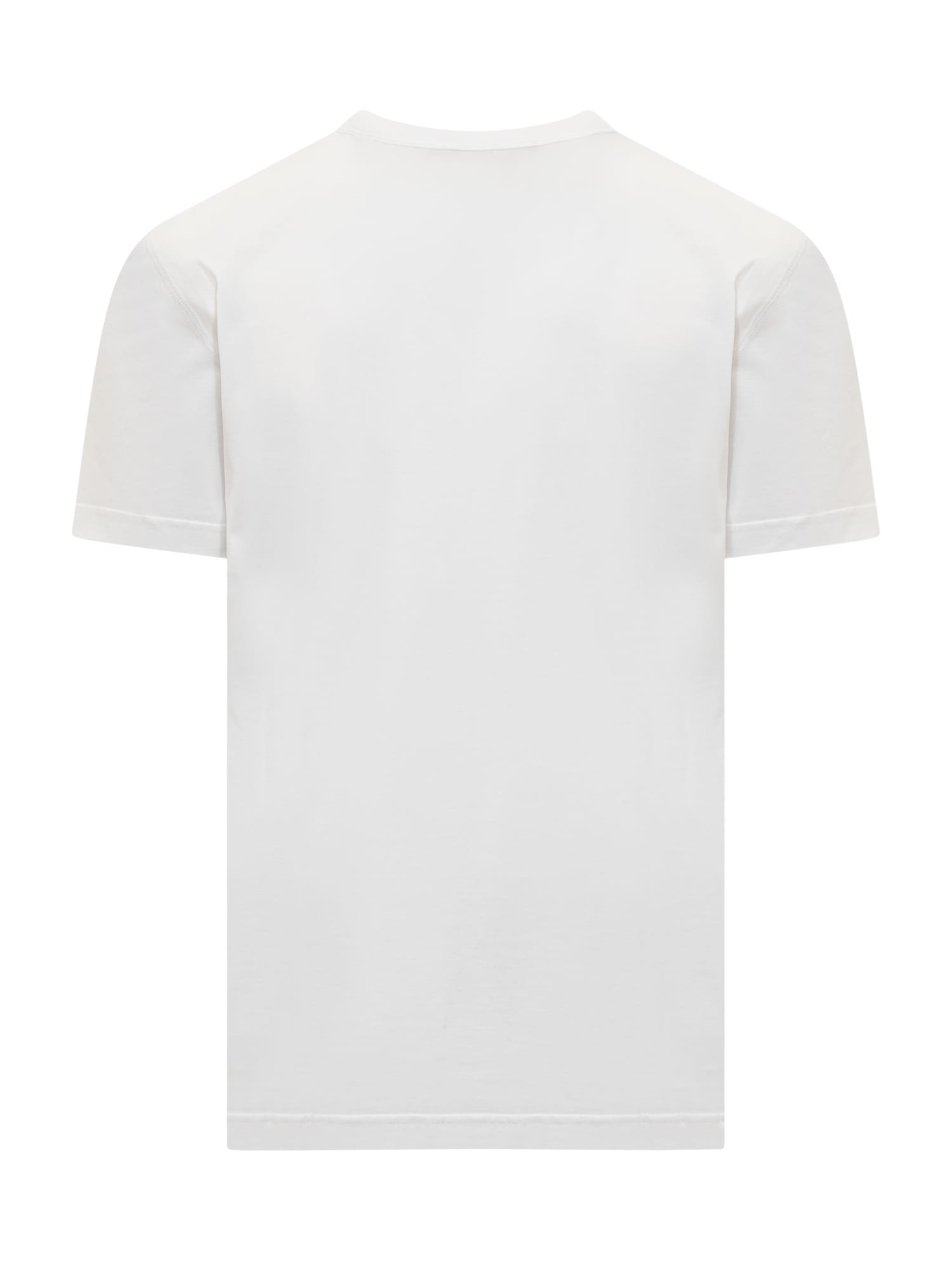 Shop Dolce & Gabbana T-shirt With Logo In Bianco Ottico