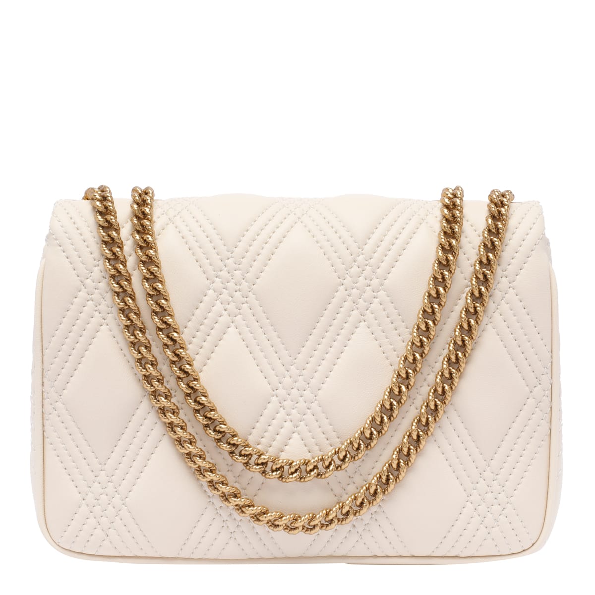 Valentino Medium Shoulder Bag Quiltie 67 In White
