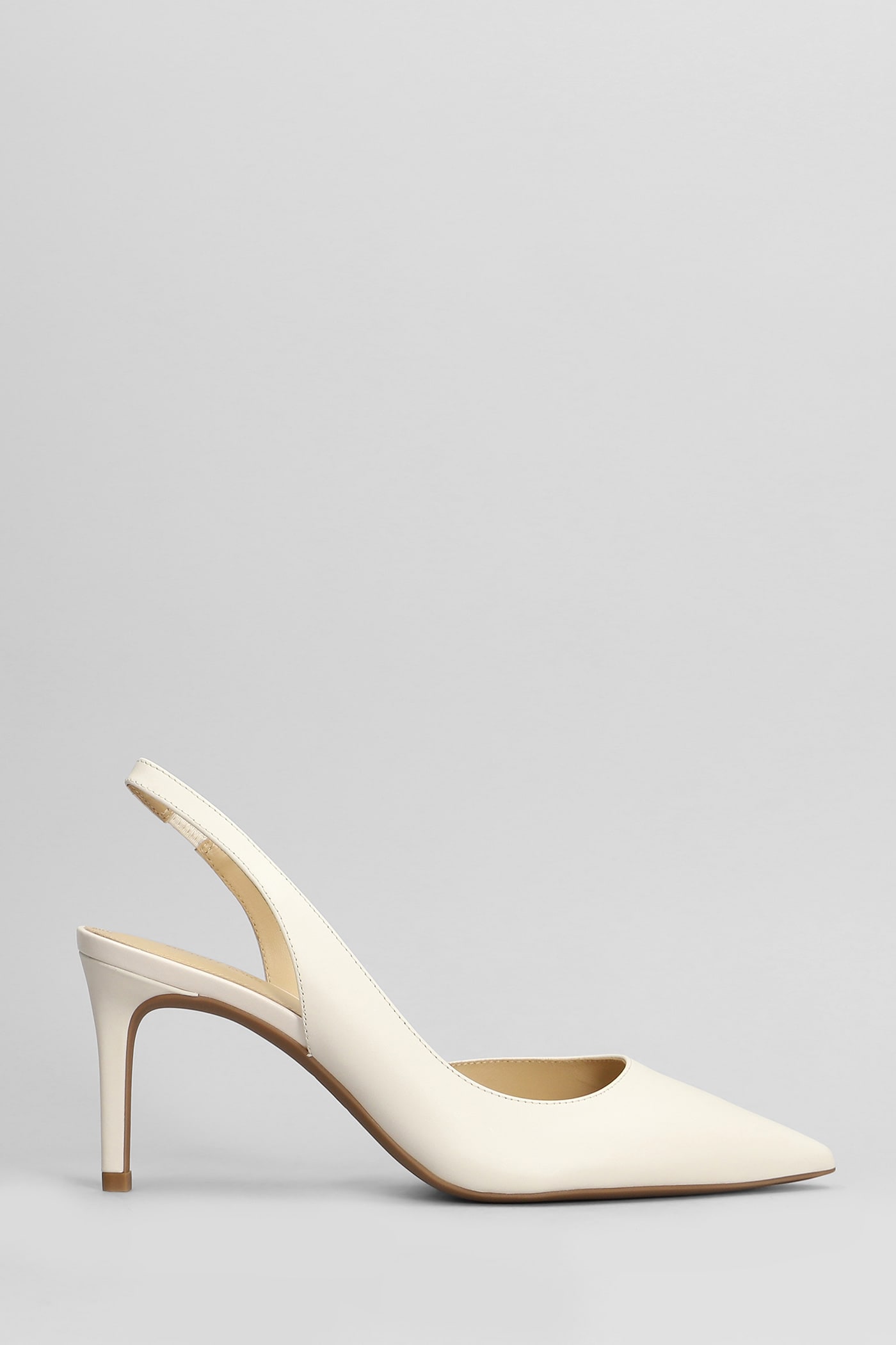 Alina Flex Sling Pum Pumps In Beige Leather