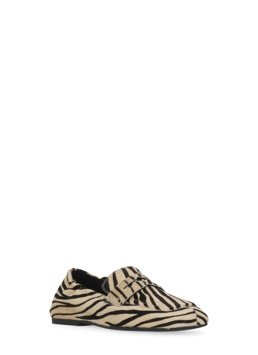 Ash Barkley Zebra-print Loafers In Neutral