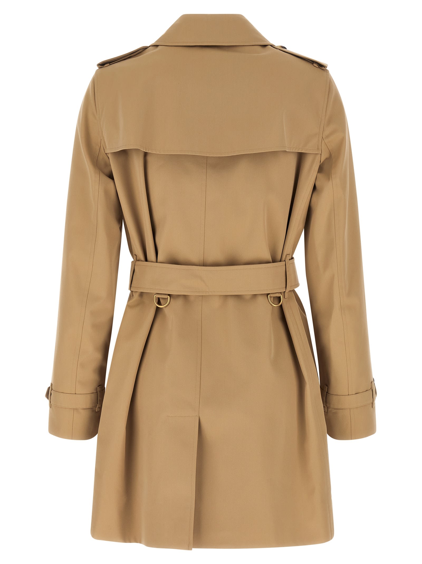Burberry Kensington Trench Coat In Brown