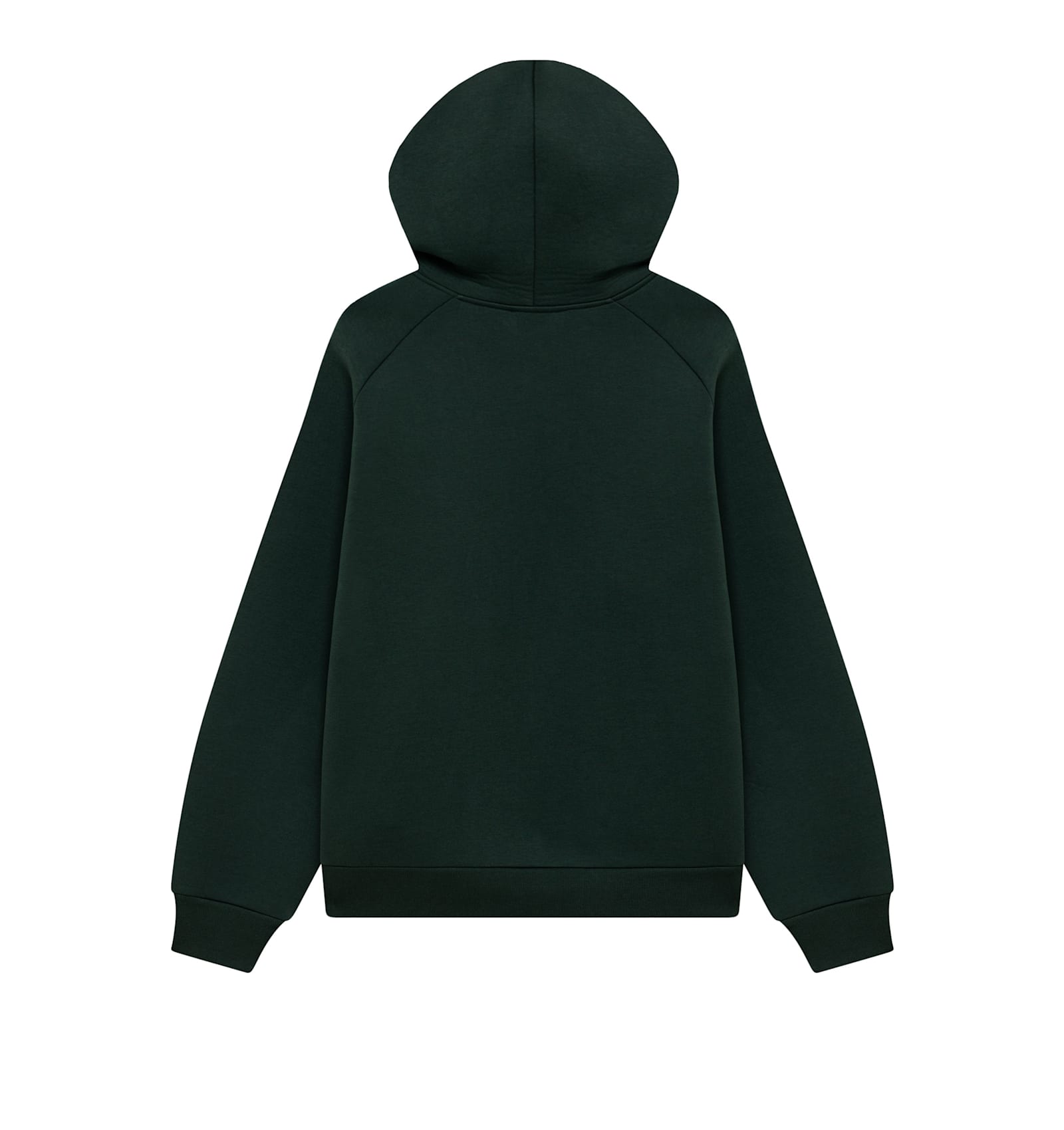 Autry Oversized Hooded Neoprene Jacket In Green