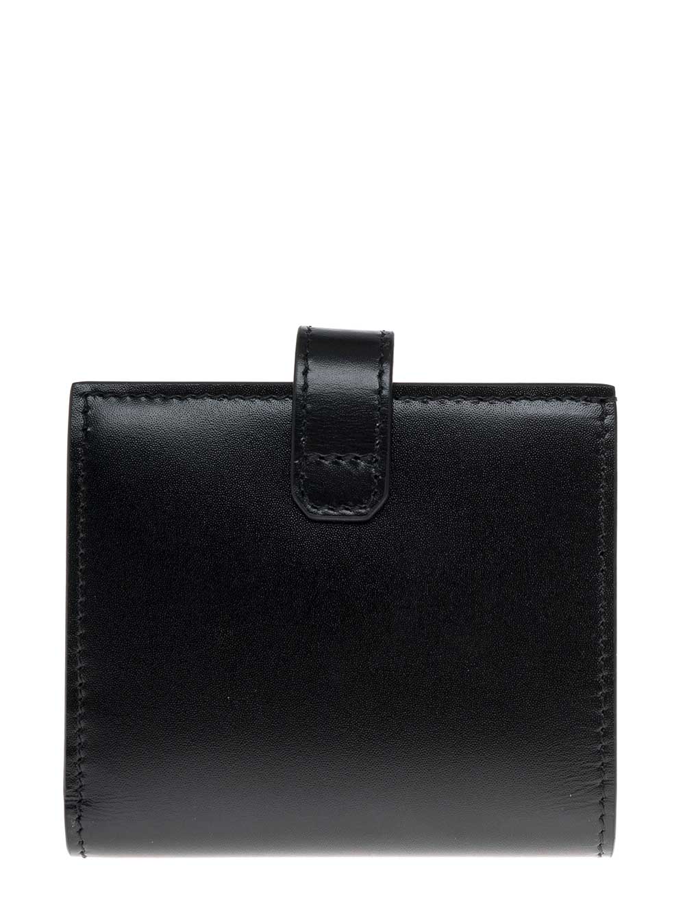 Shop Givenchy Womans Bifold Black Leather Wallet With 4g Logo