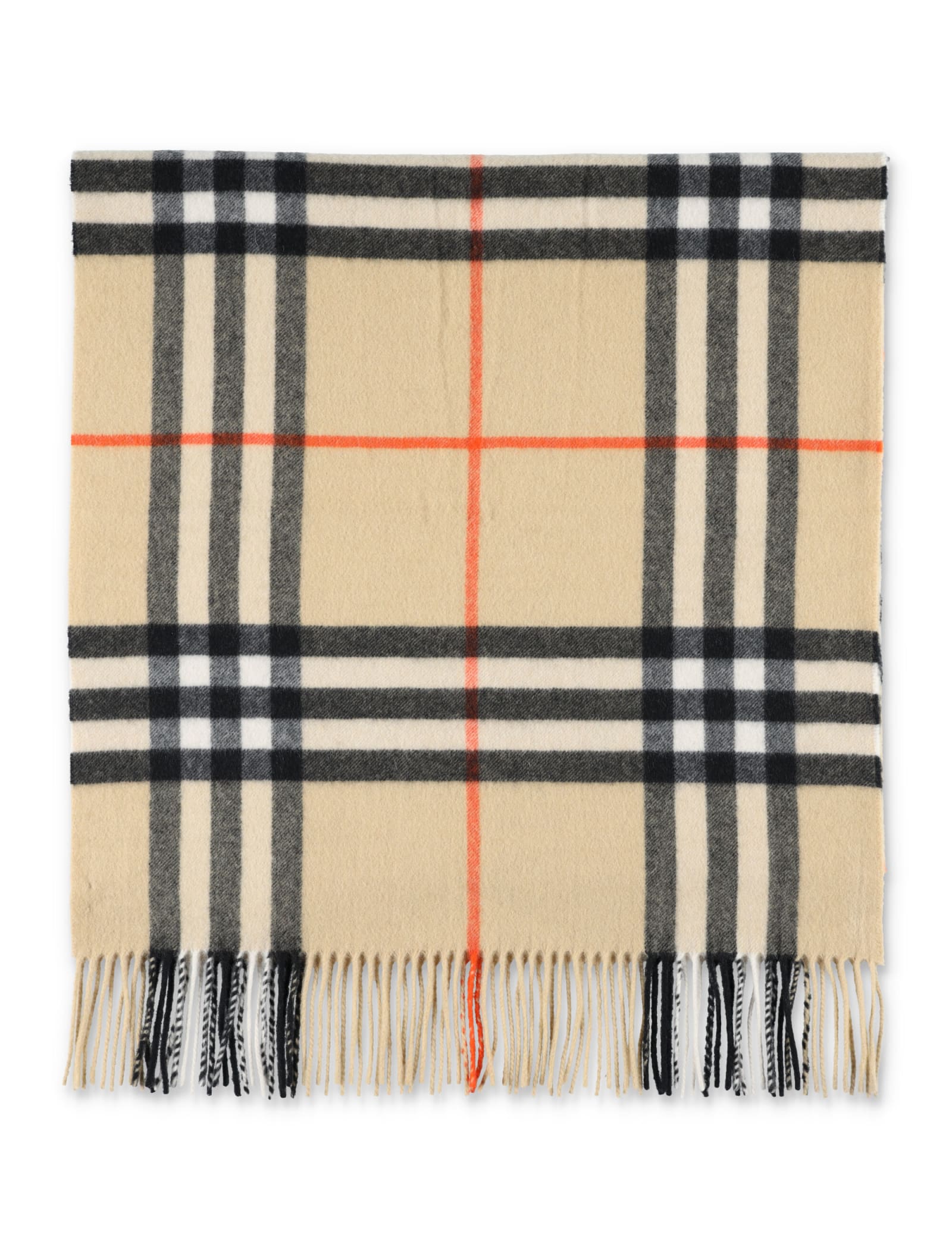 Mu Washed Giant Check Scarf