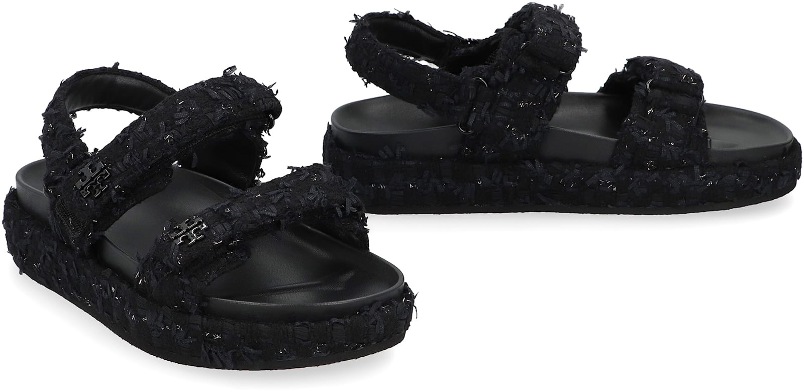 Tory Burch Kira Logo-detail Sandals In Multi