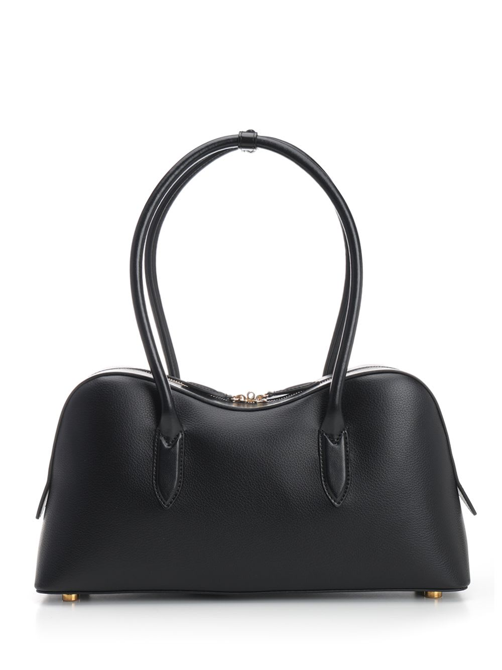 Stella Mccartney Stella Ryder Logo-embossed Embellished Textured Vegan Leather Tote In Black