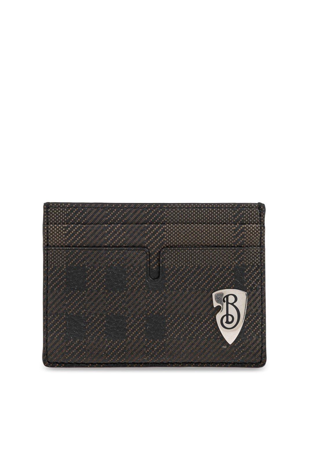 Burberry B-shield Card Holder In Multicolour
