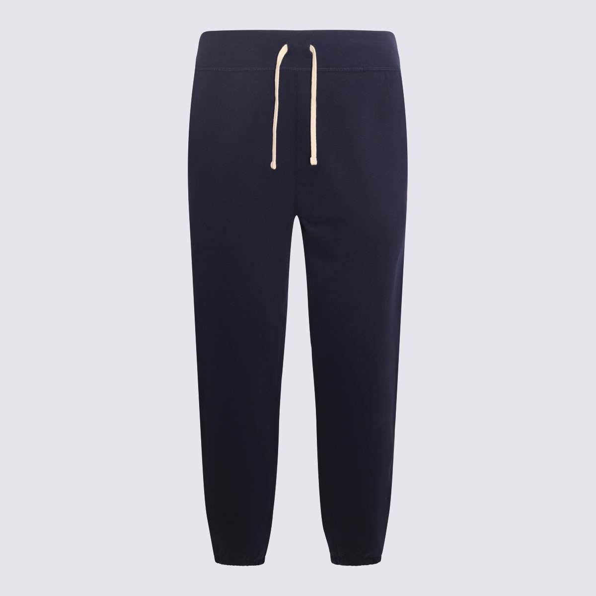 Shop Polo Ralph Lauren Navy Blue Cotton Blend Track Pants In Cruise Navy