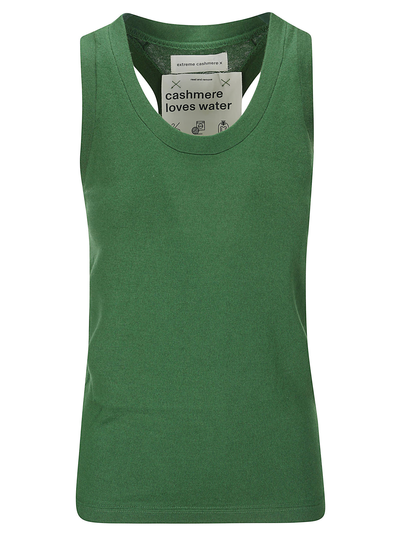 Extreme Cashmere Vest In Weed
