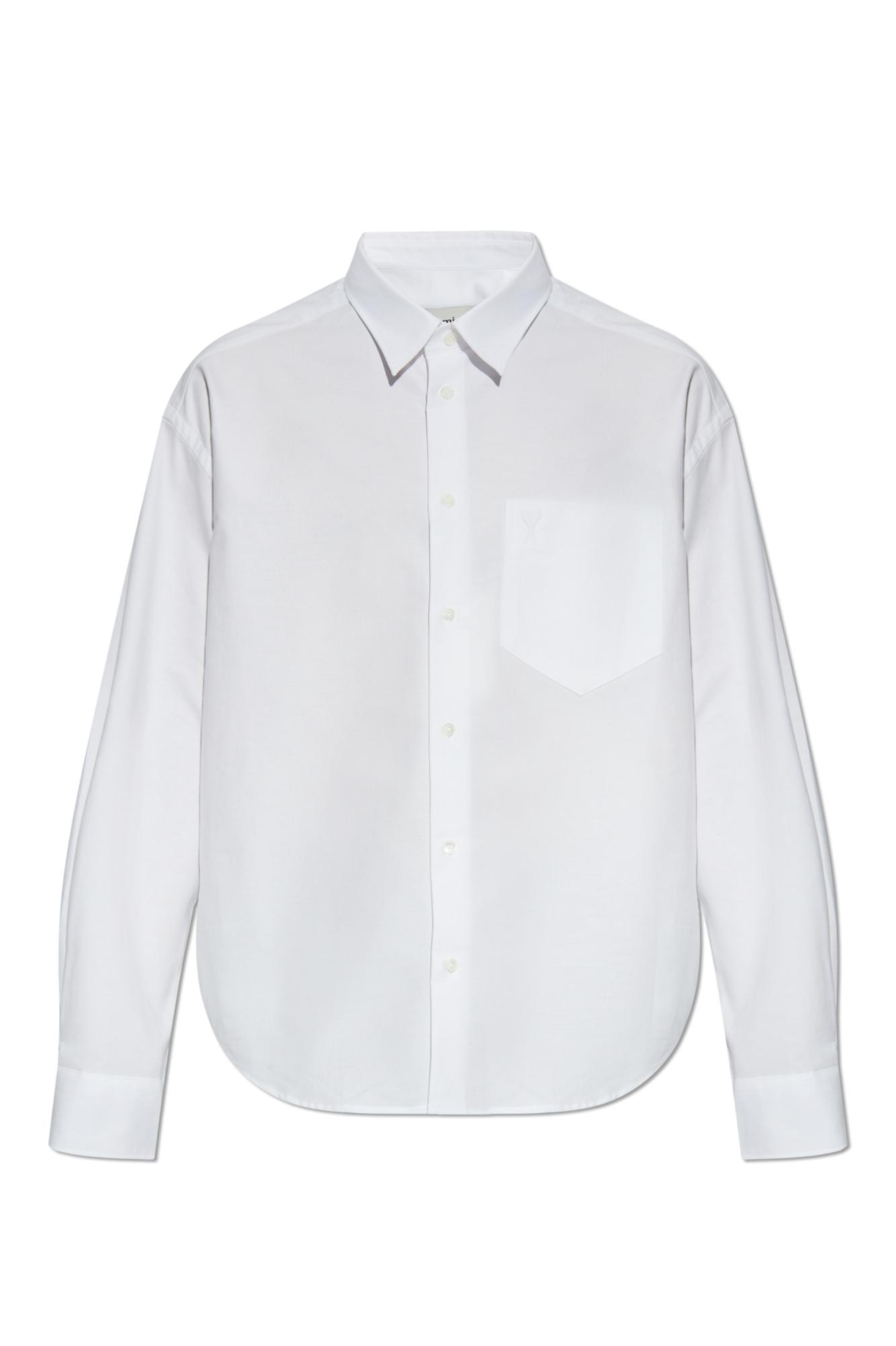 Ami Alexandre Mattiussi Shirt With Logo In White
