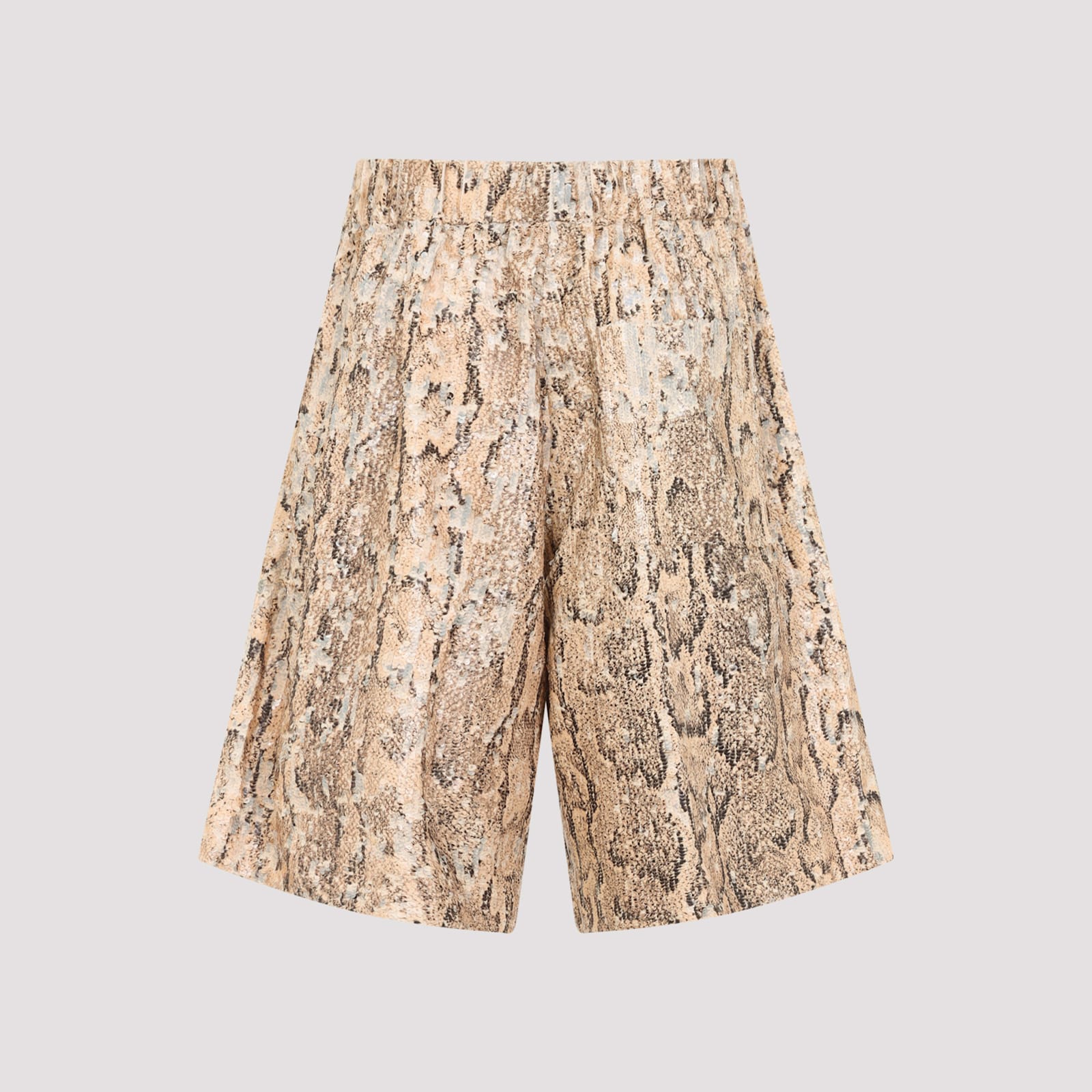 Shop Dries Van Noten Pomy Bis Bermuda Shorts In Beige
