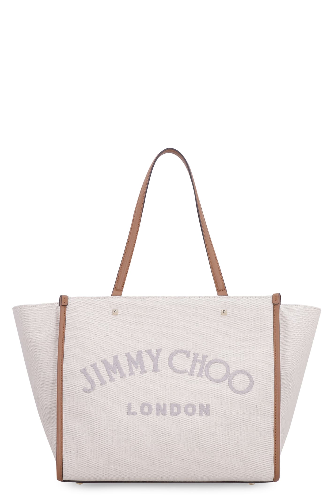 Jimmy Choo Varenne Canvas Tote Bag