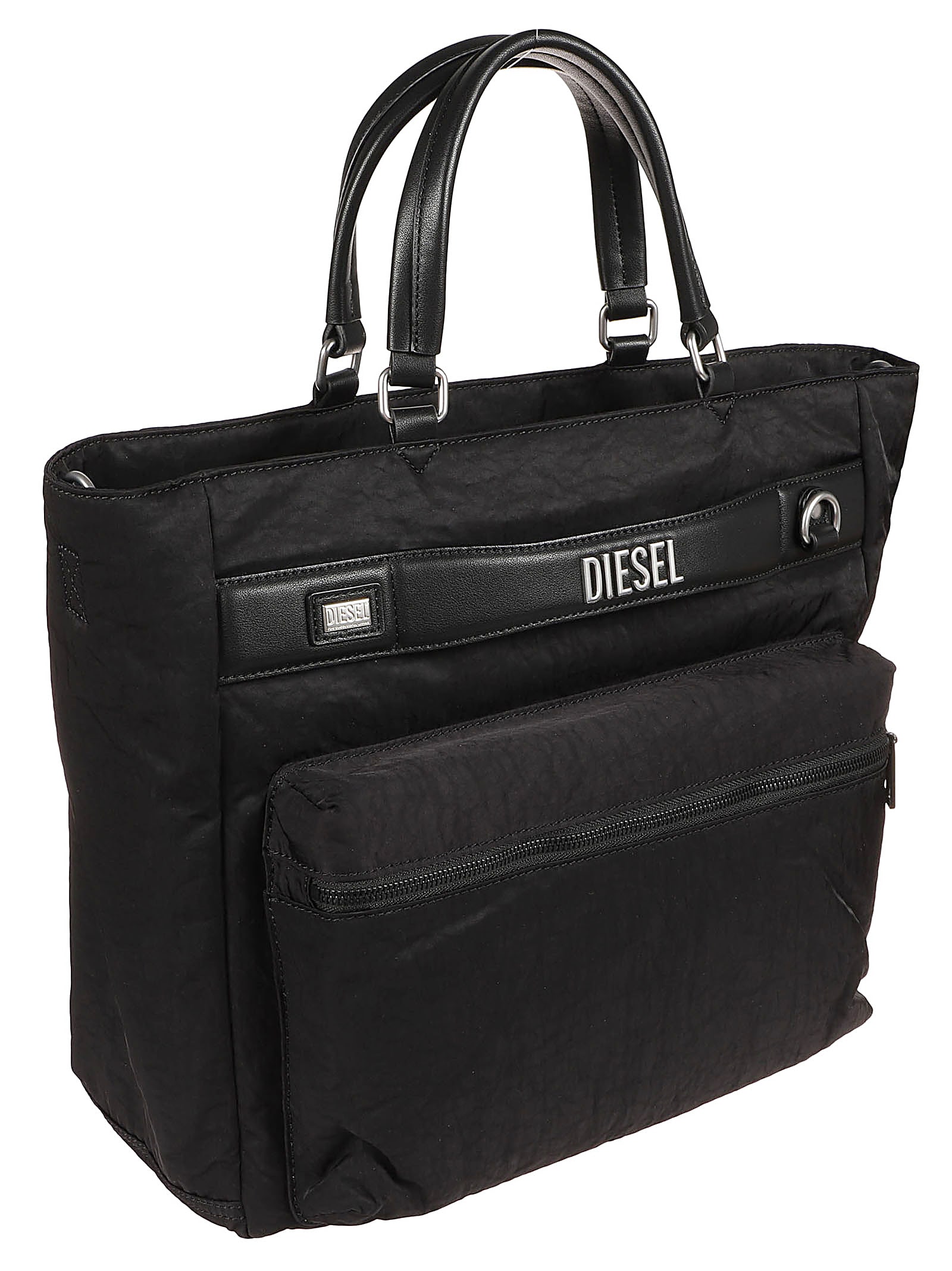 Shop Diesel Logos Briefcase In Black