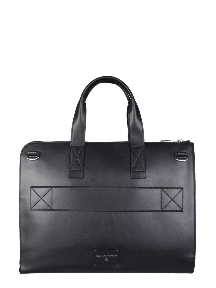 Shop Bally Business Bag Henri In Black