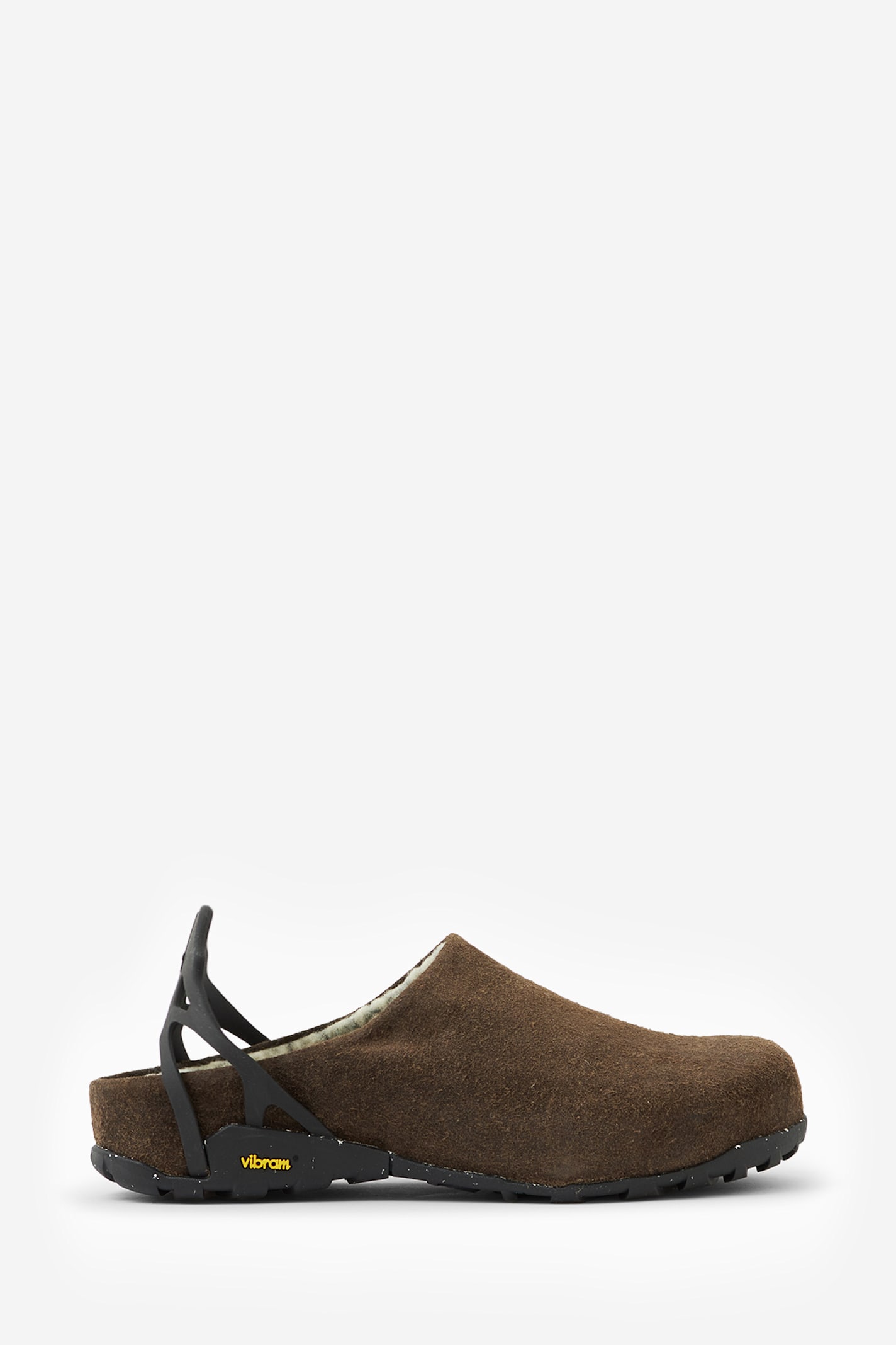 Roa Fedaia Suede Back-strap Mule In Brown