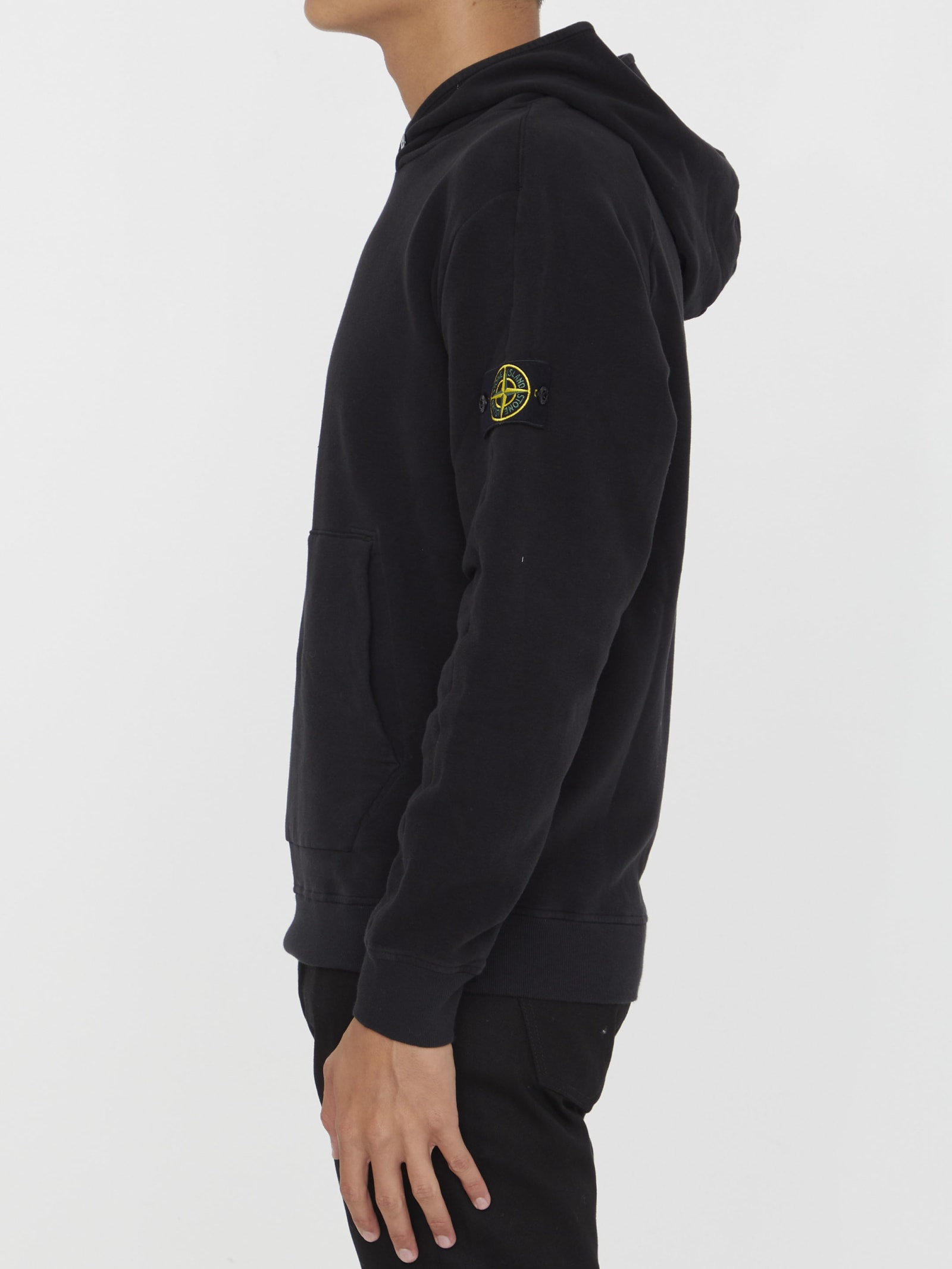 Stone Island Sweaters In Nero