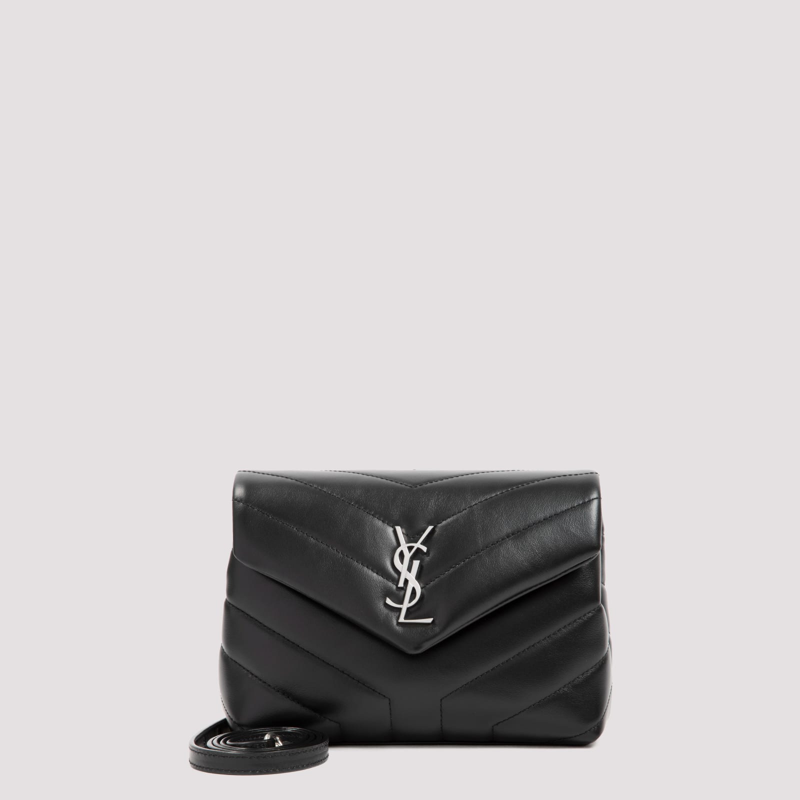 Shop Saint Laurent Loulou Mini Bag In Nero