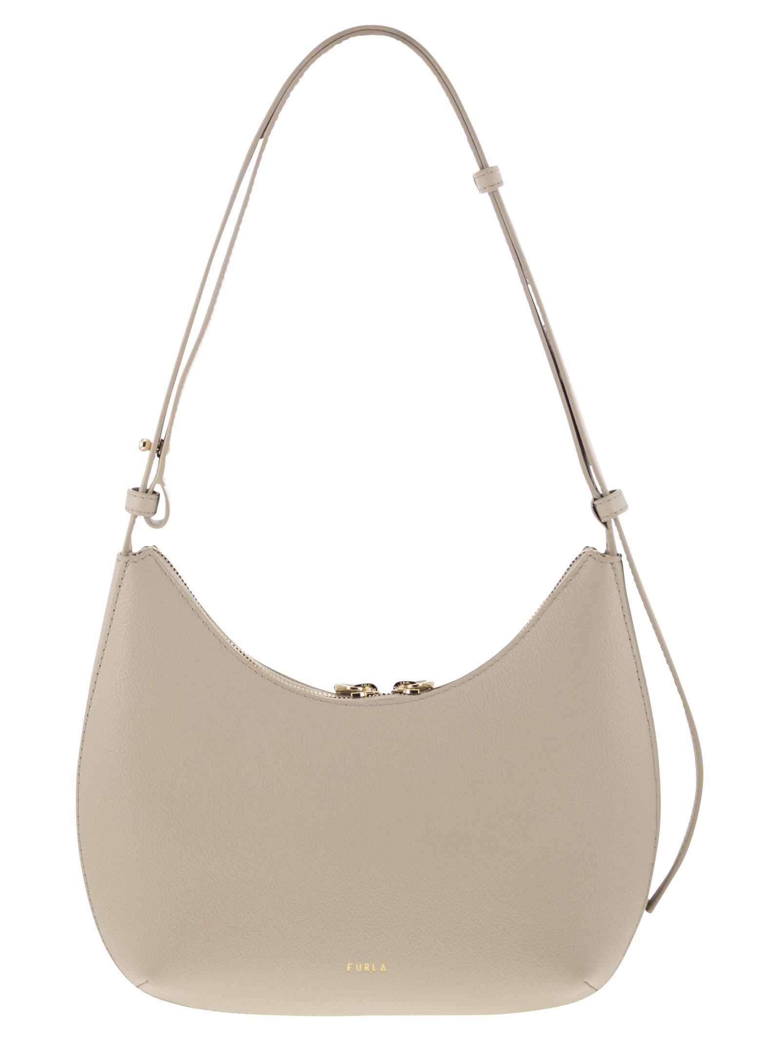 Furla Goccia S Shoulder Bag In Vanille