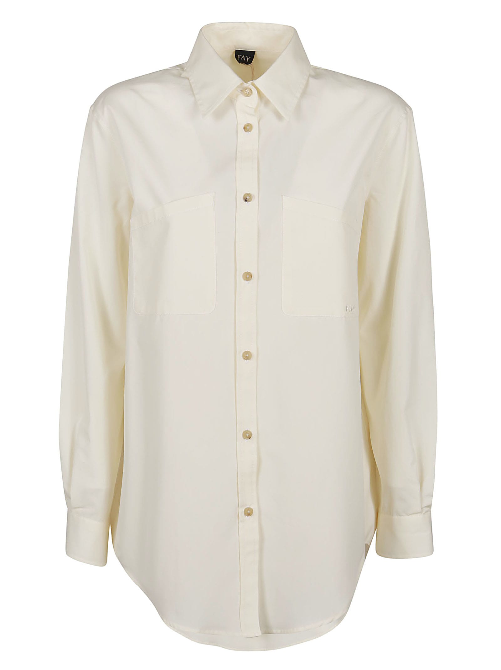 Fay Long Sleeve Shirt In Mousse