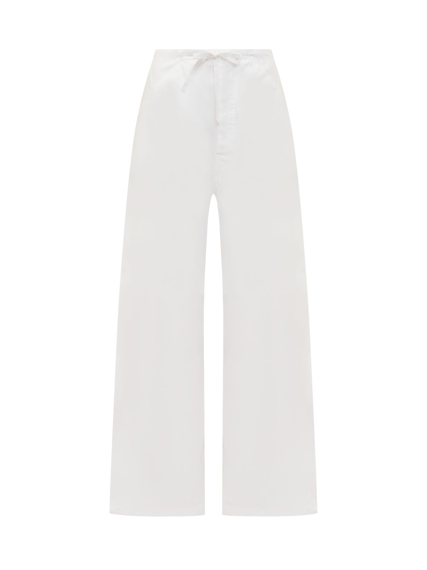 Shop Darkpark Daisy Milit Trousers In White