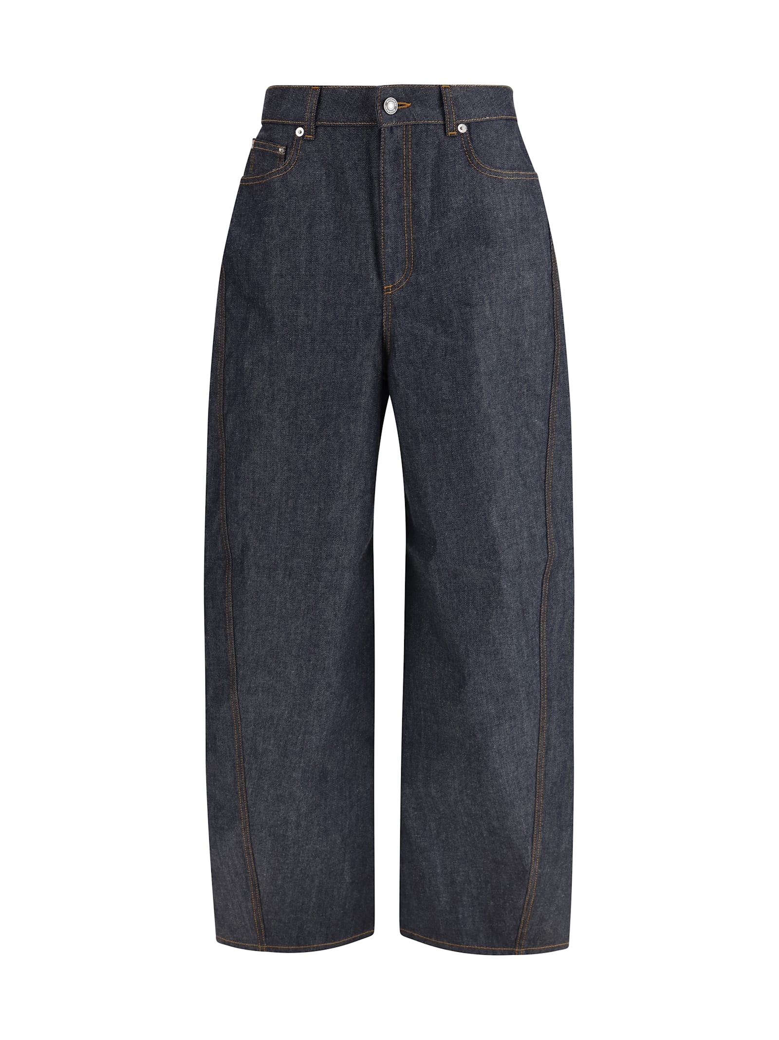Givenchy Balloon-fit Denim Jeans With Classic Texture