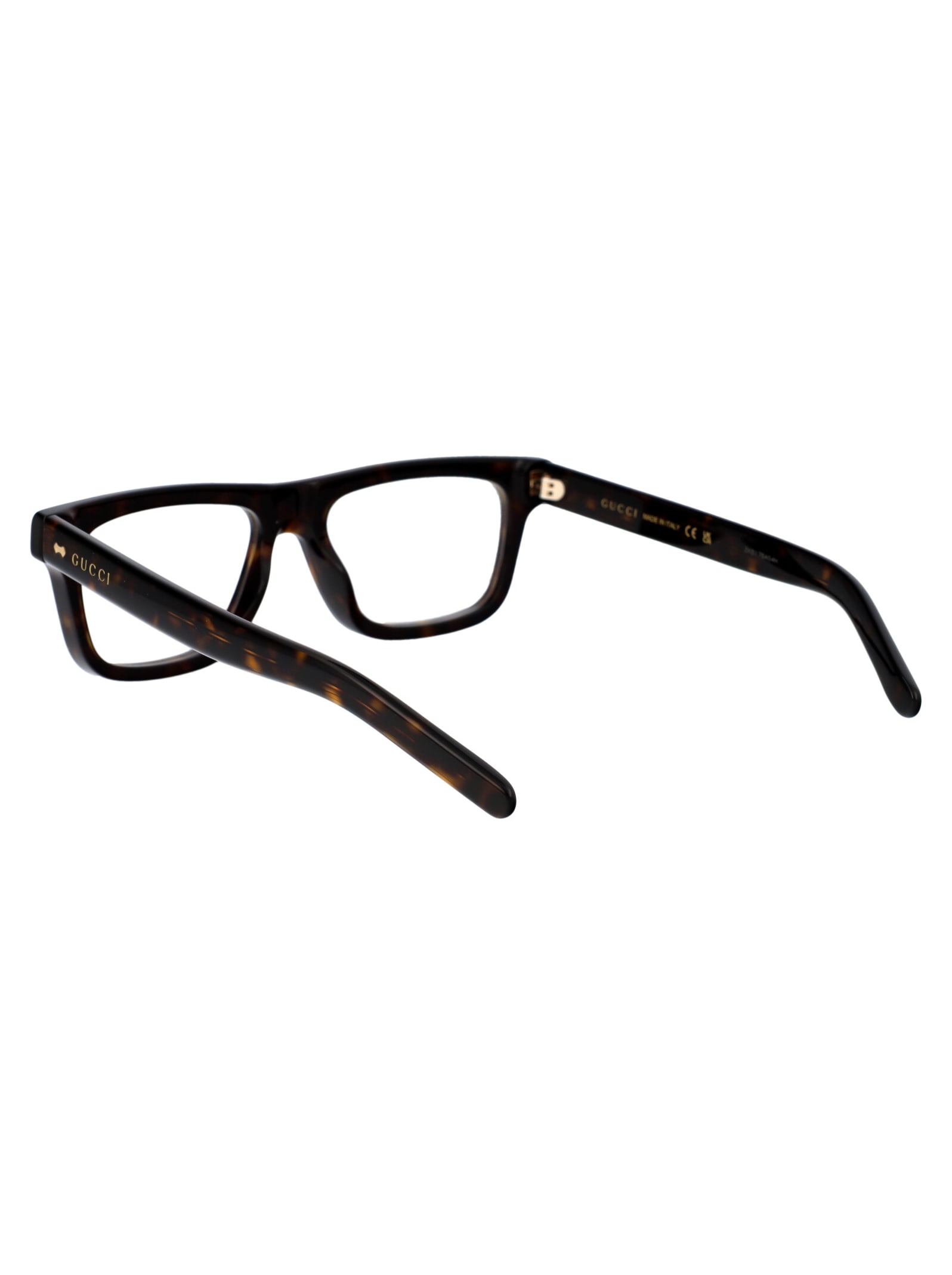 Shop Gucci Gg1525o Glasses In 002 Havana Havana Transparent