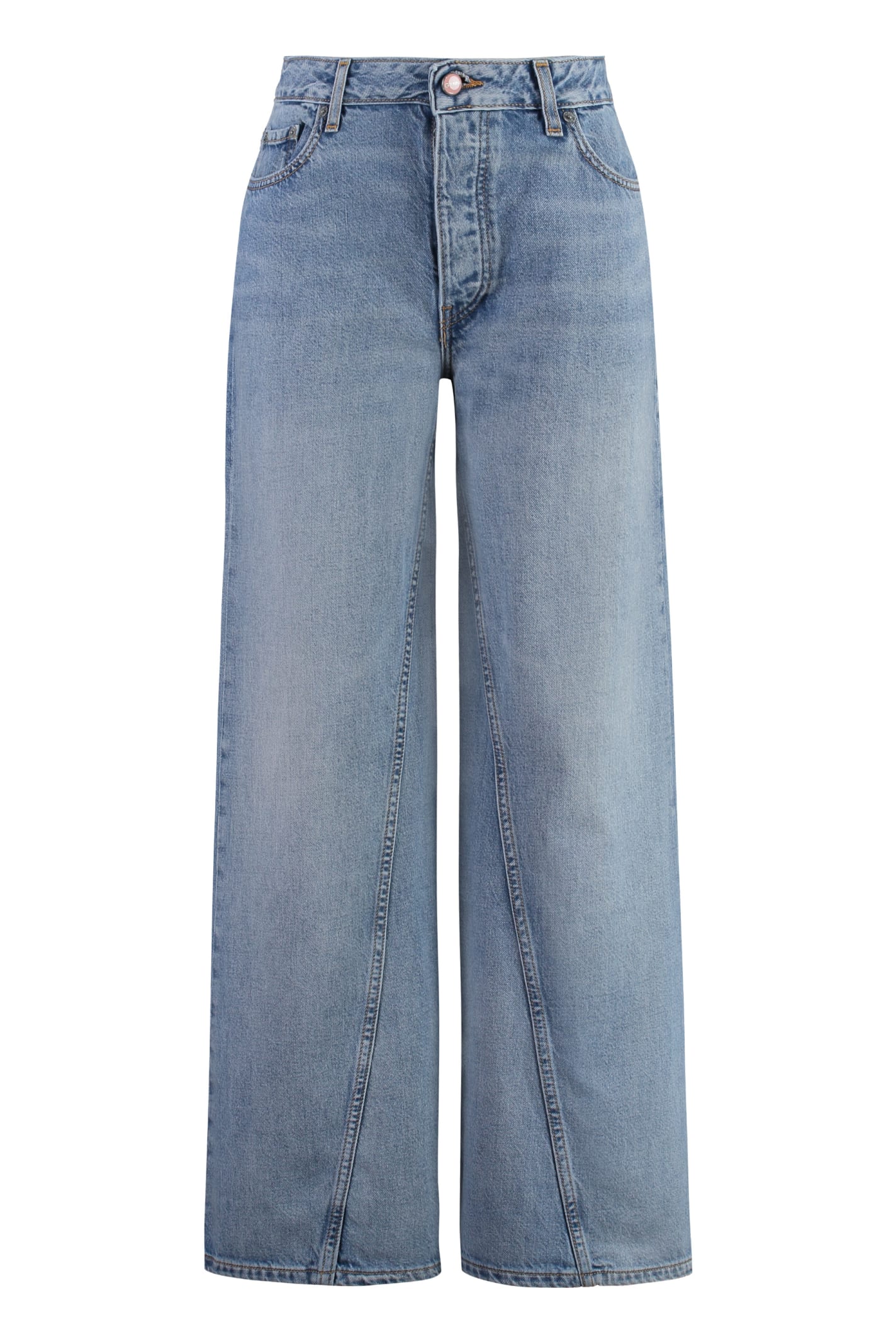 GANNI JOZEY WIDE-LEG JEANS 