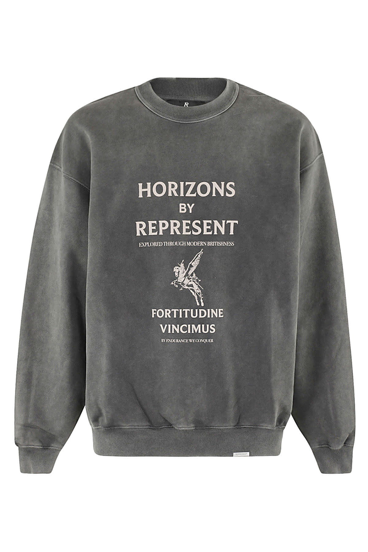 Represent Horizons Sweater In Aged Black