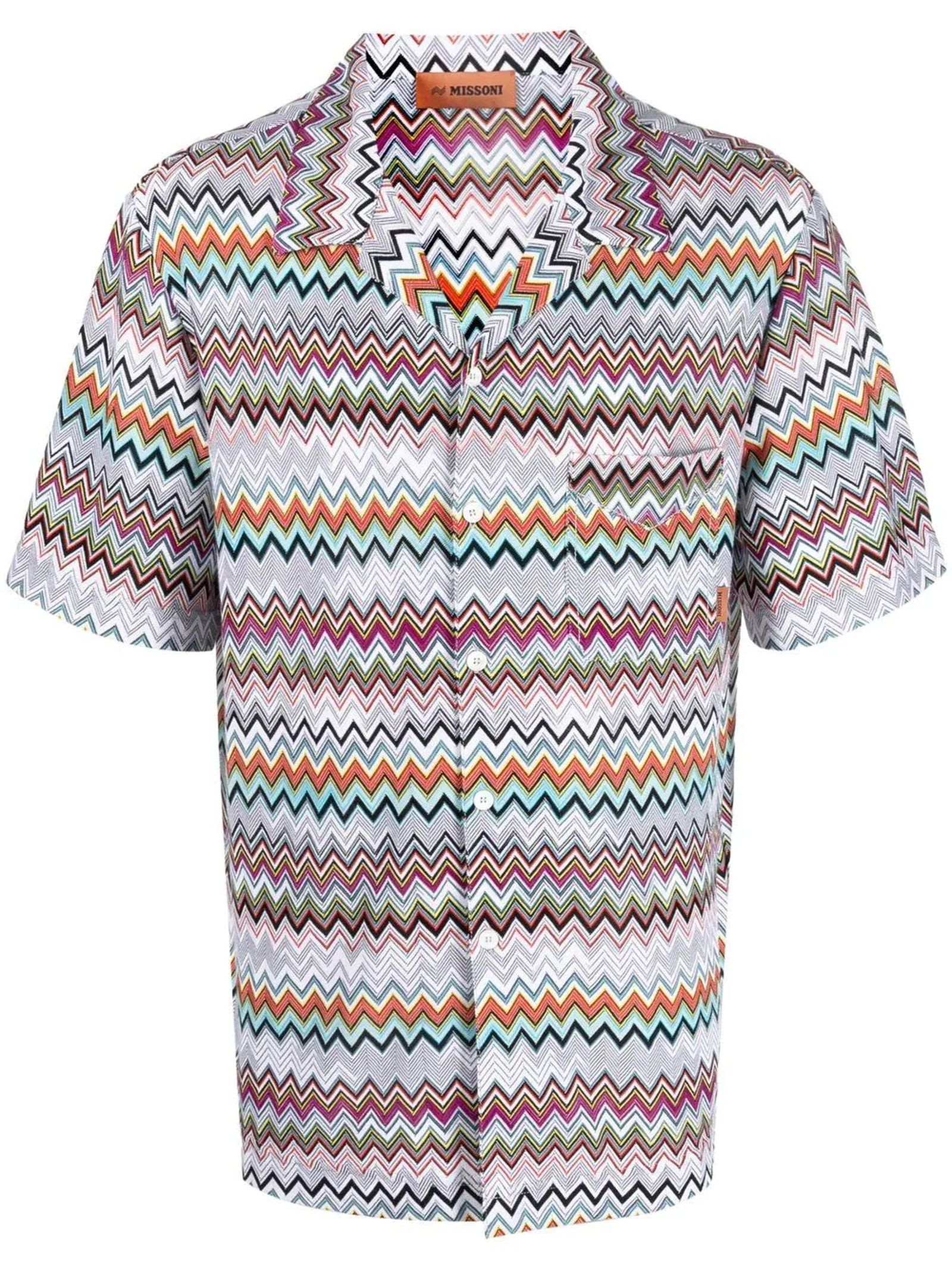 MISSONI MULTICOLOUR COTTON BLEND SHIRT