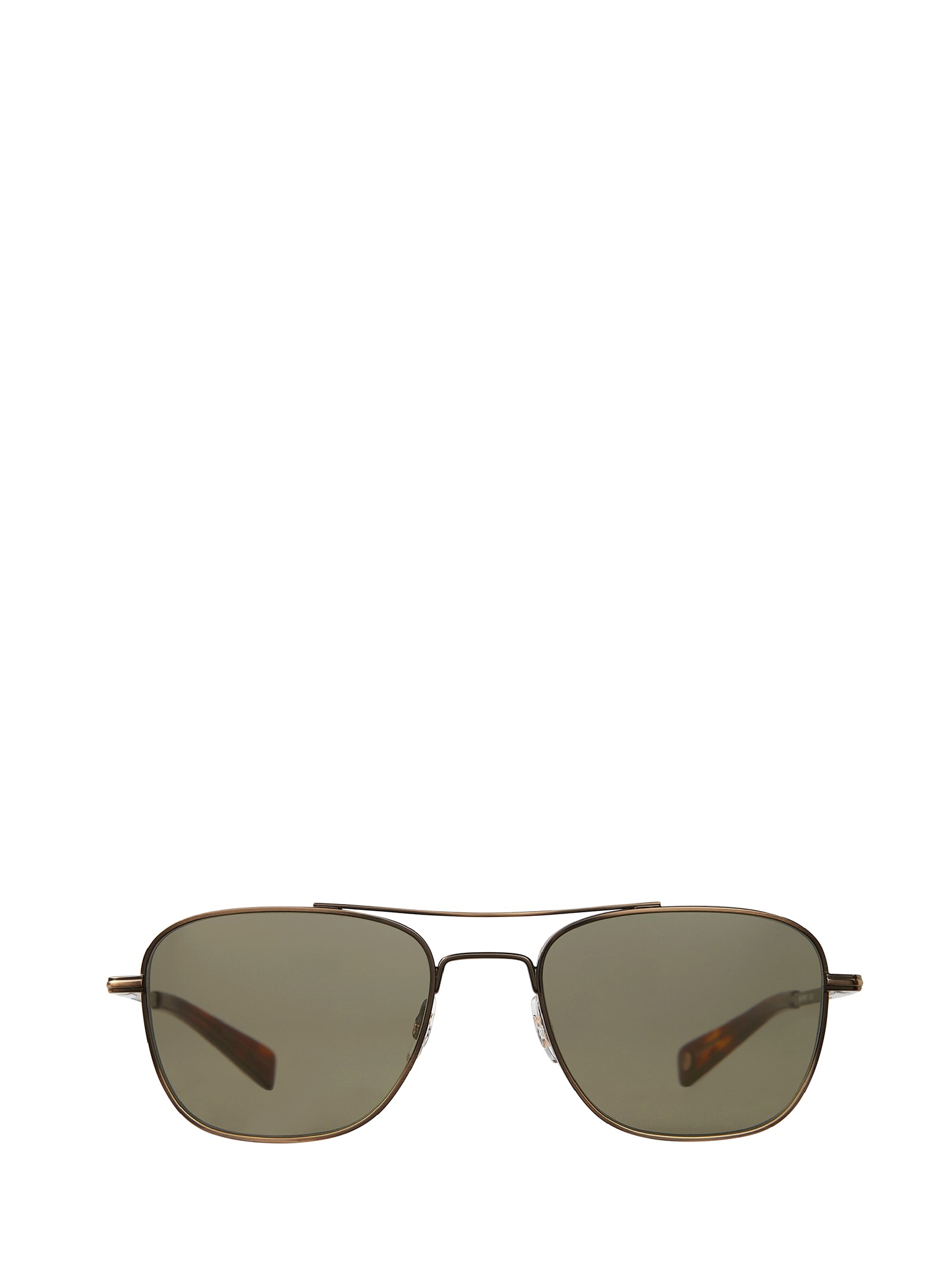 Garrett Leight Harbor Sun Brushed Gold-1965 Tortoise/g15 Suv Sunglasses