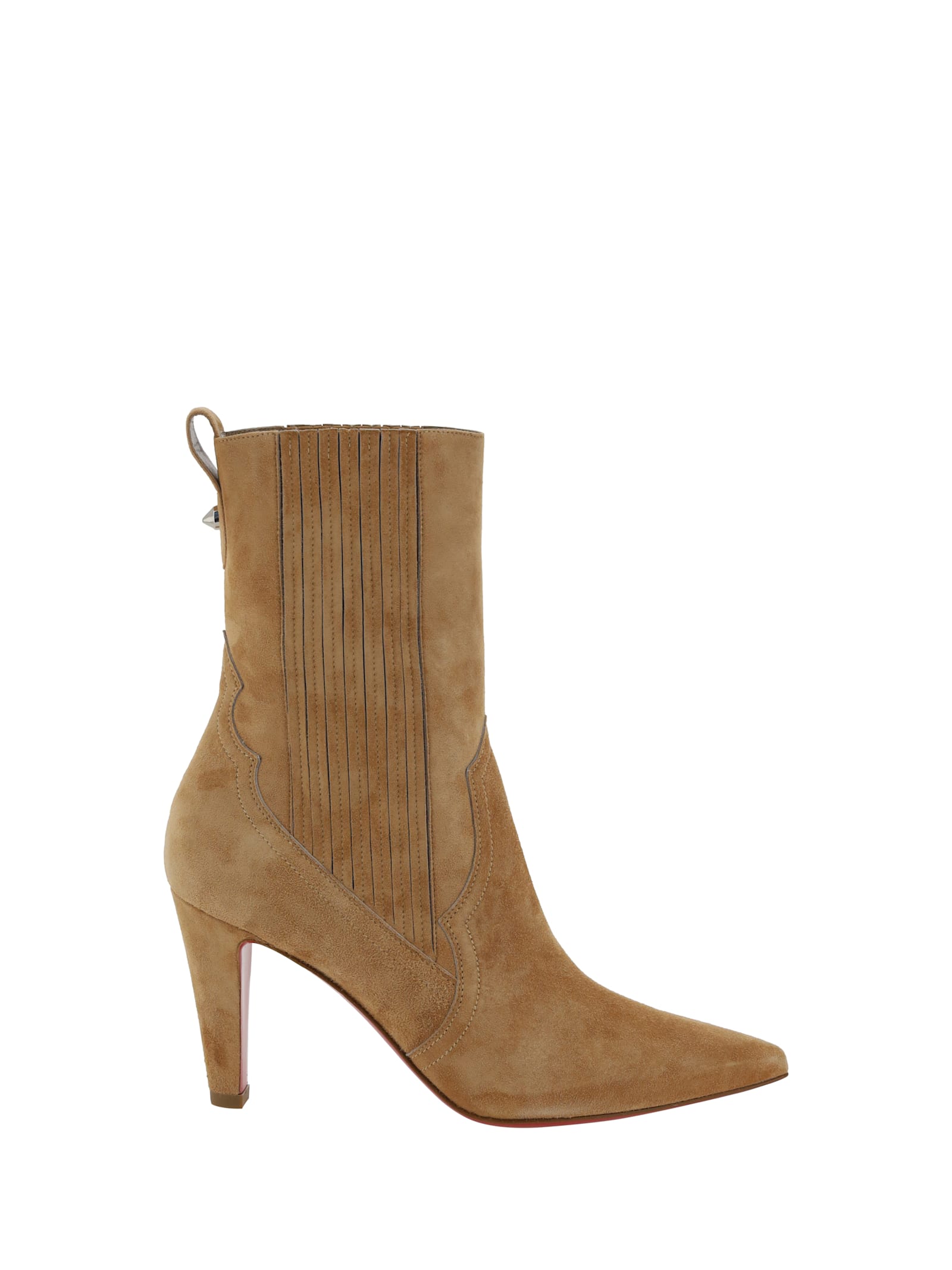 Shop Christian Louboutin Ankle Boots In Lionne