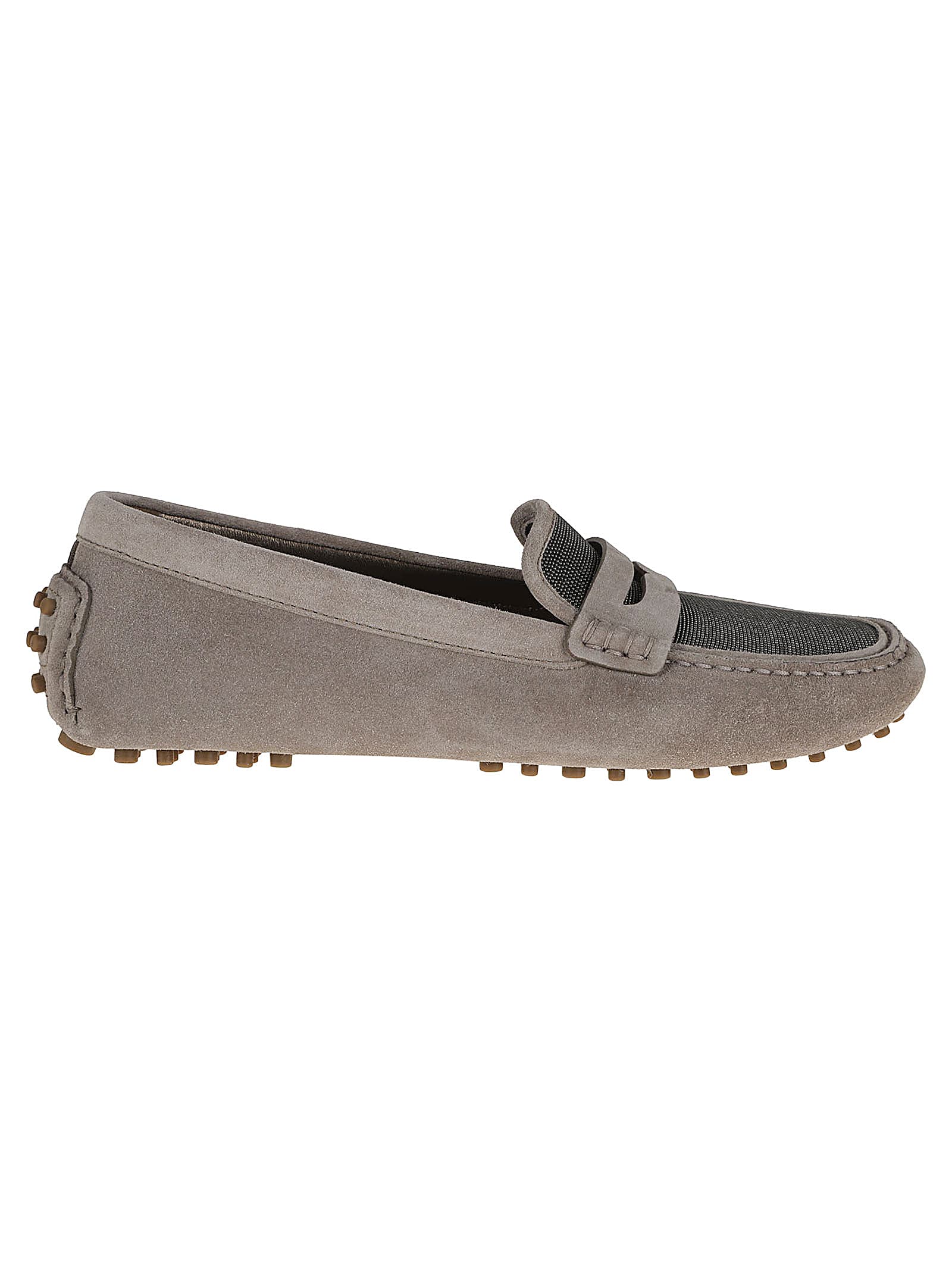 Brunello Cucinelli Suede Leather Loafers